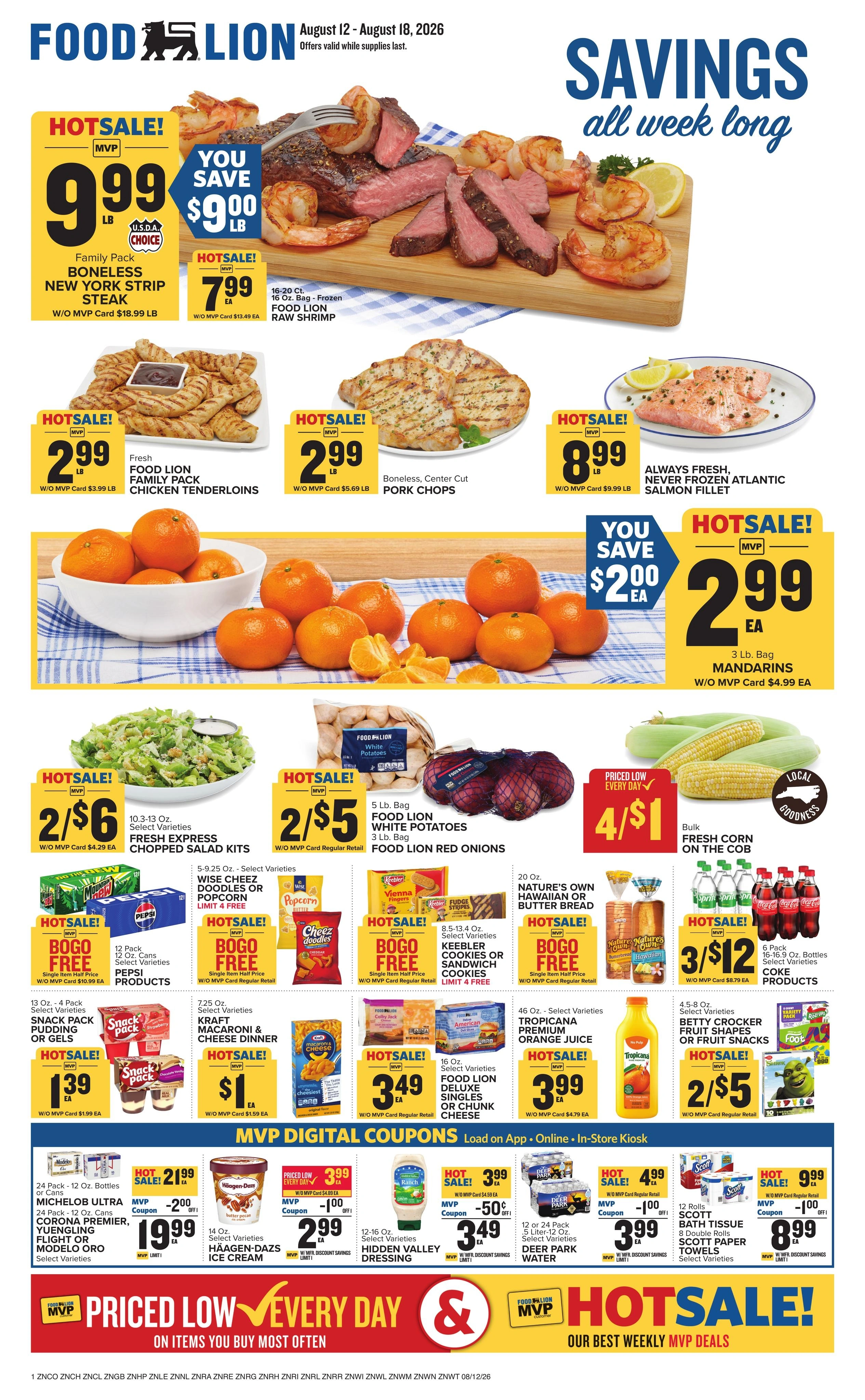 Food Lion flyer page 1