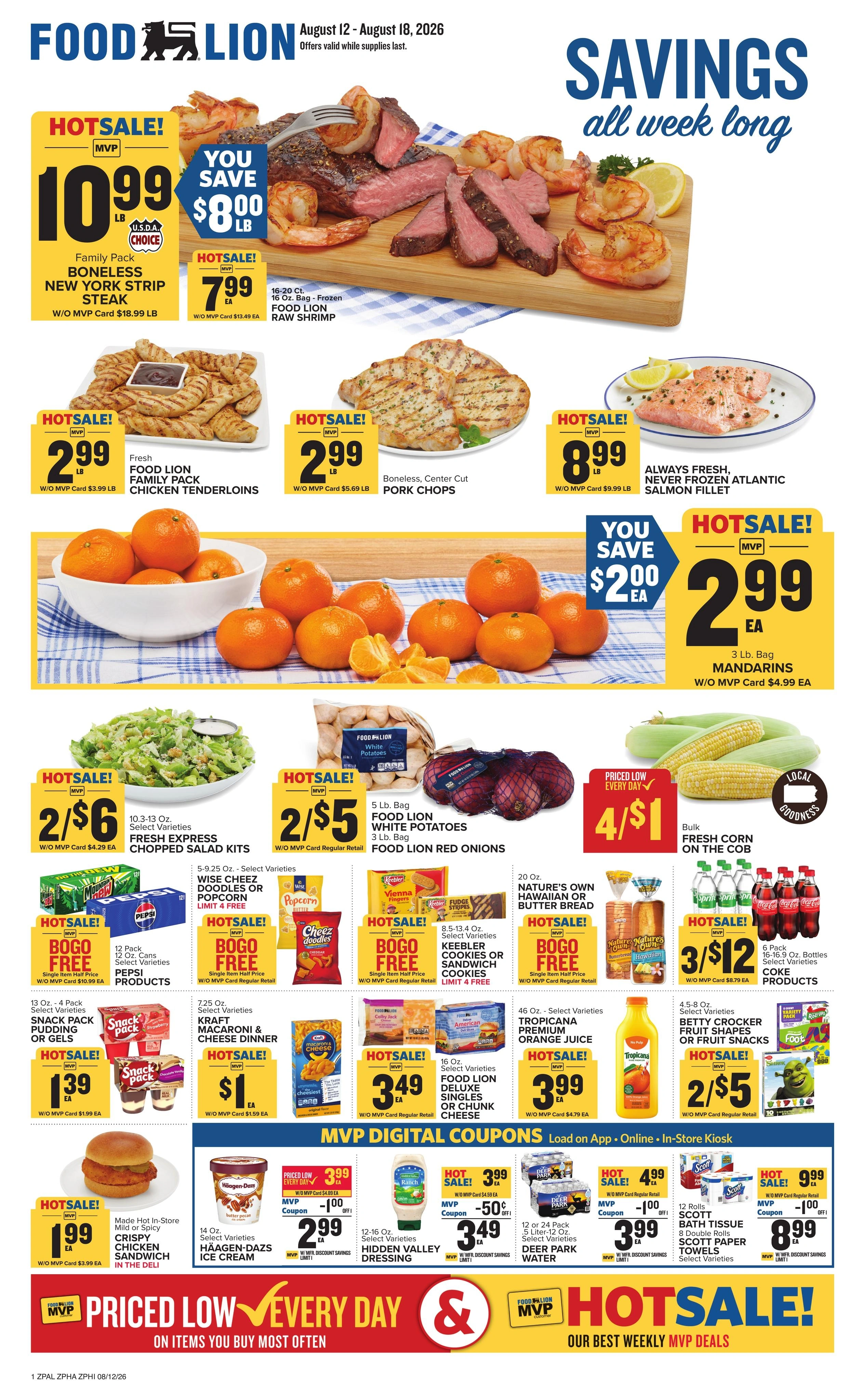 Food Lion flyer page 1