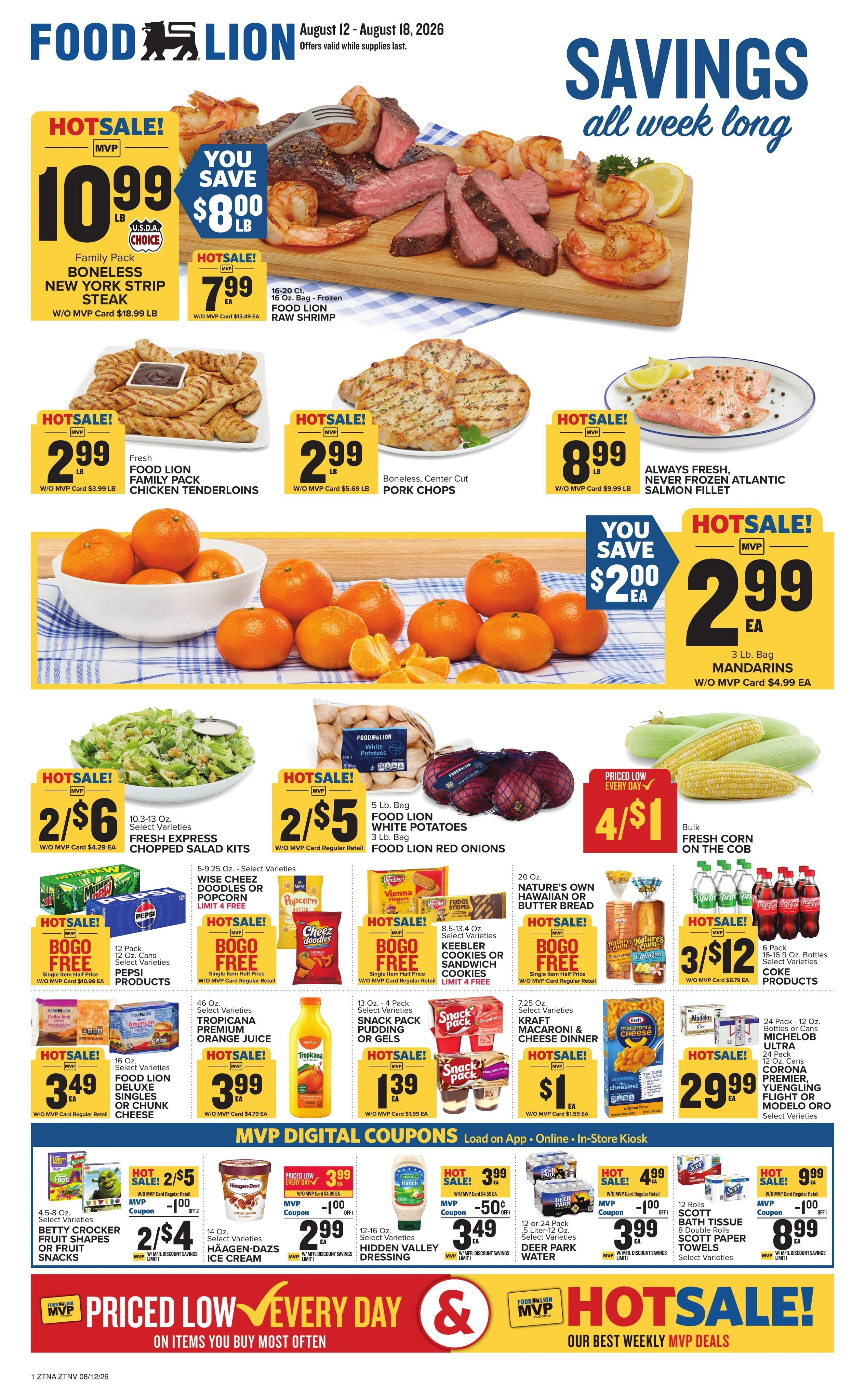 Food Lion flyer page 1
