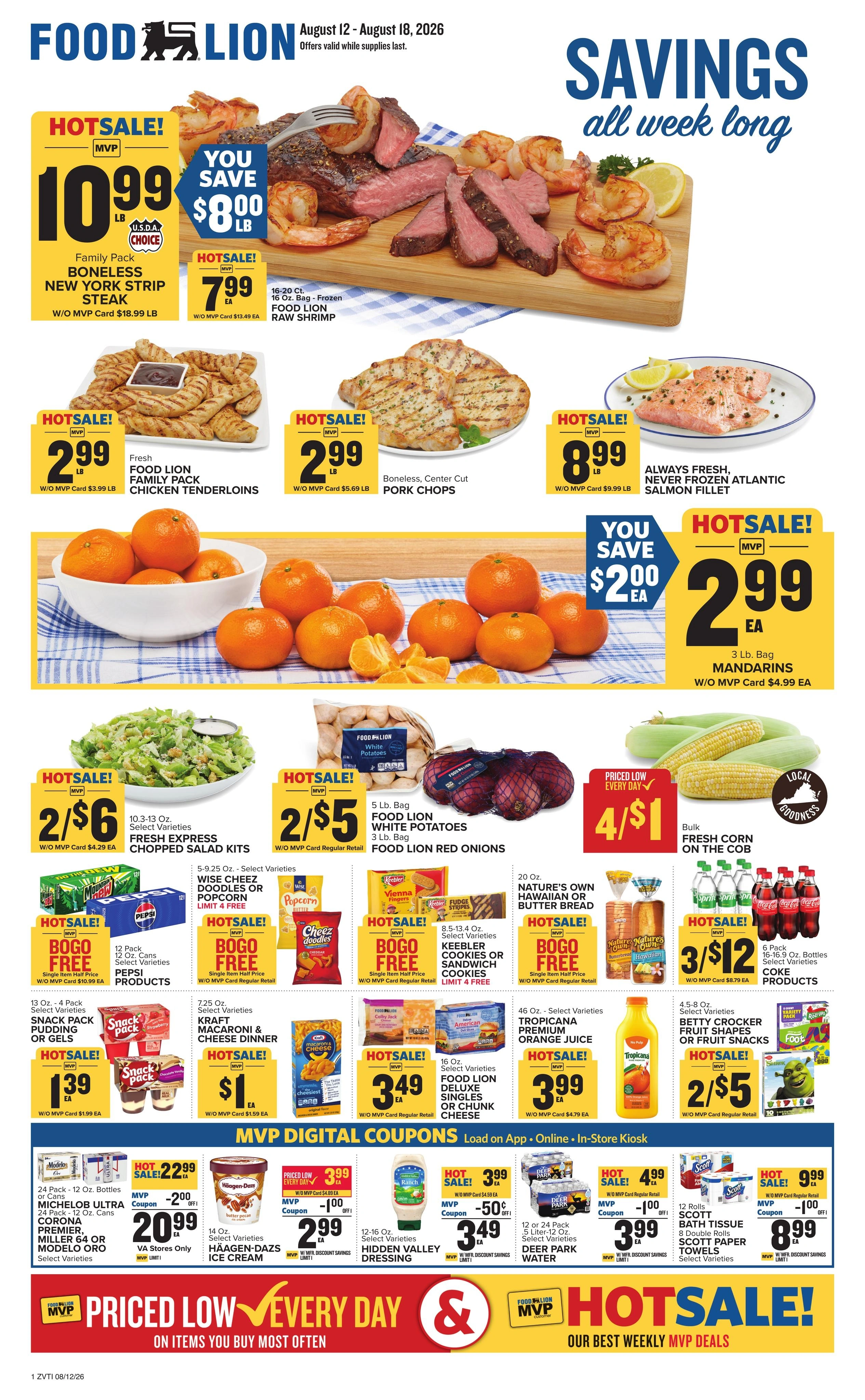 Food Lion flyer page 1