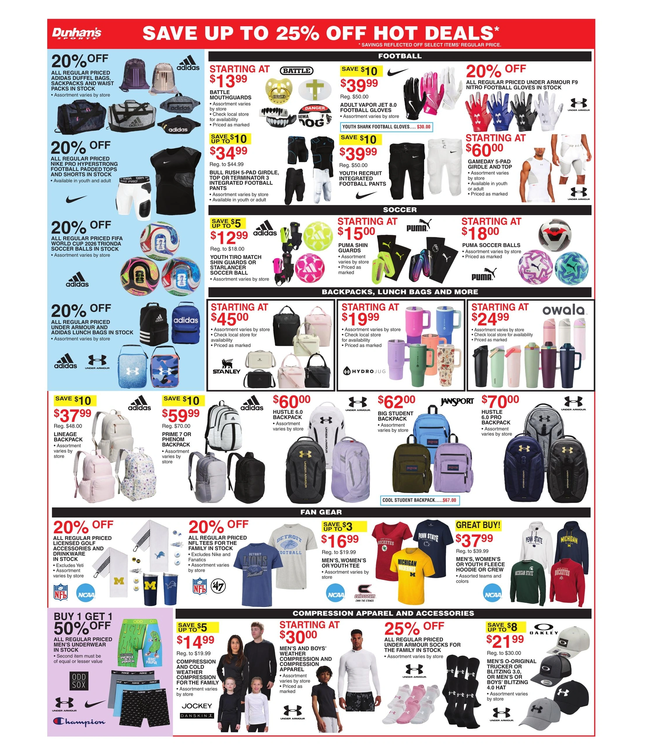 Dunham's Sports flyer page 11