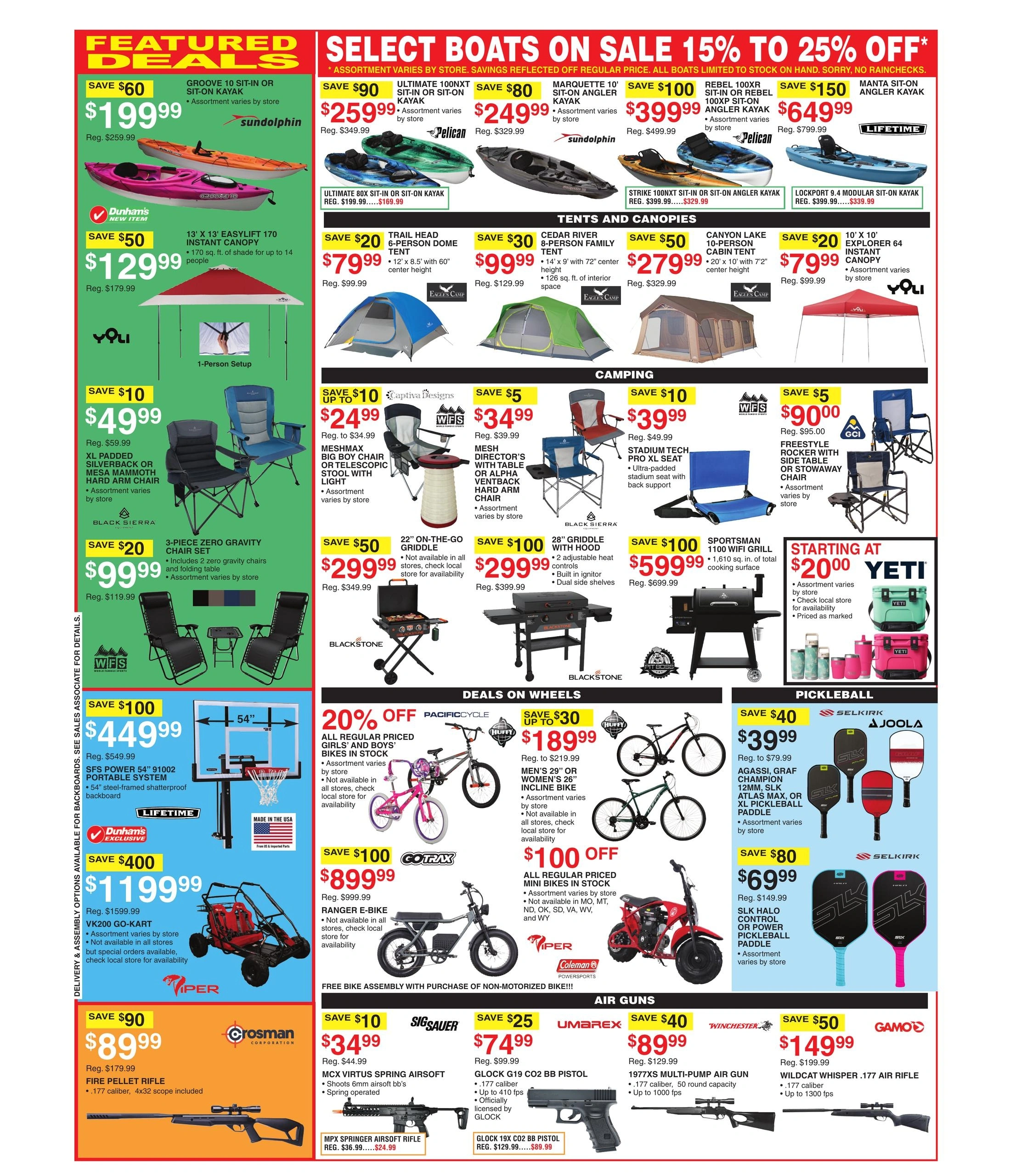 Dunham's Sports flyer page 3