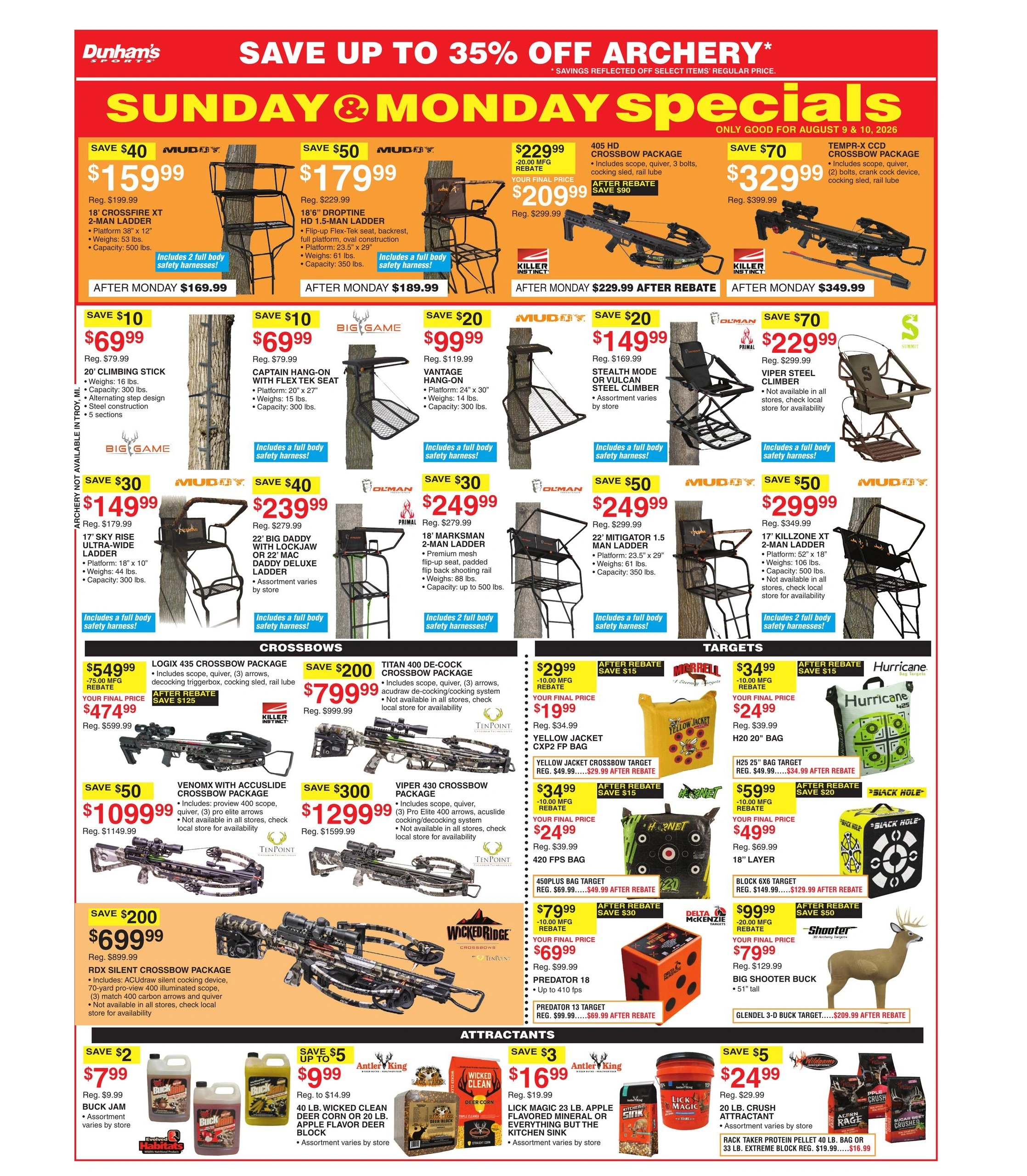 Dunham's Sports flyer page 4
