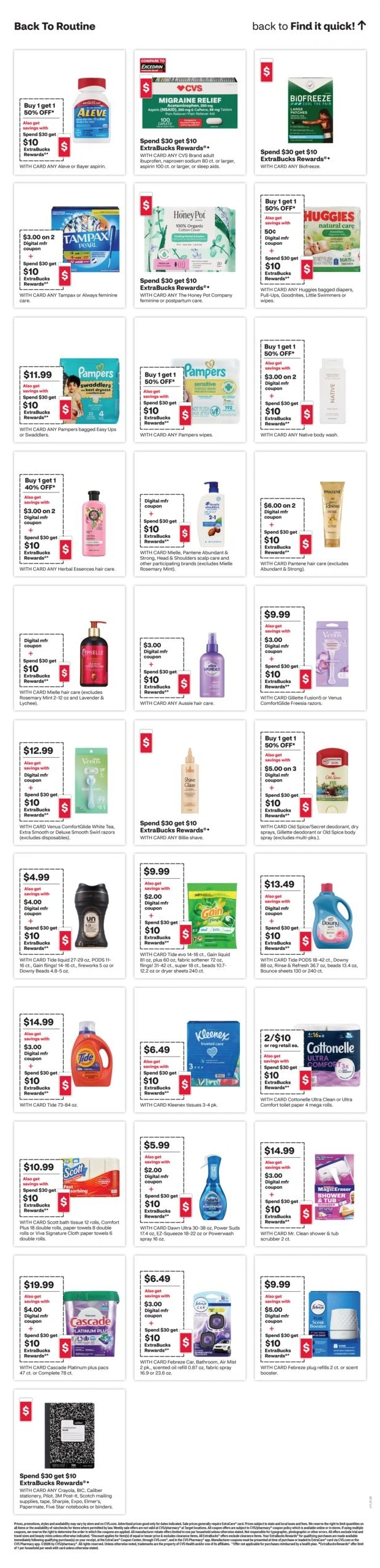 CVS Pharmacy flyer page 20