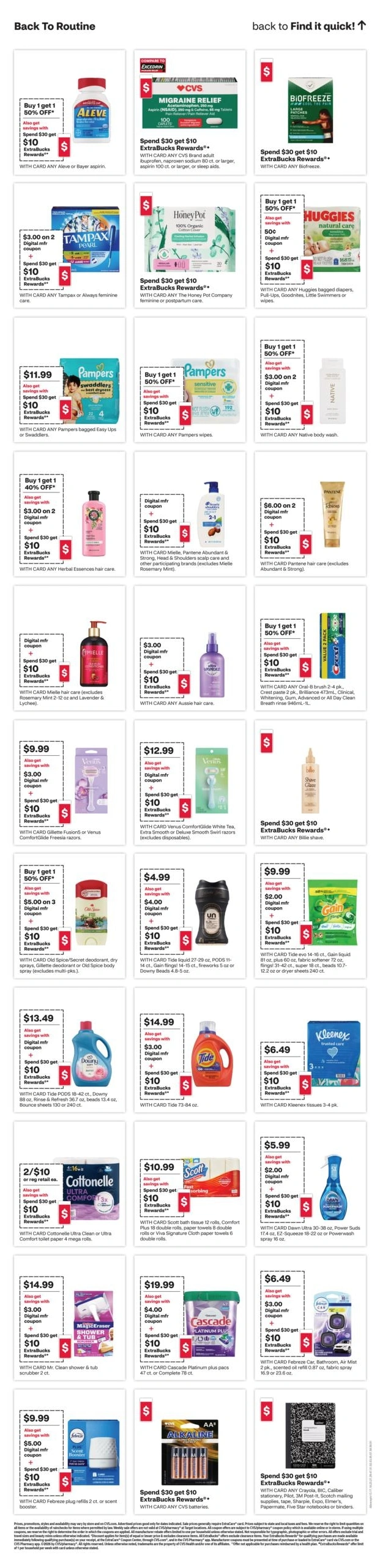 CVS Pharmacy flyer page 20