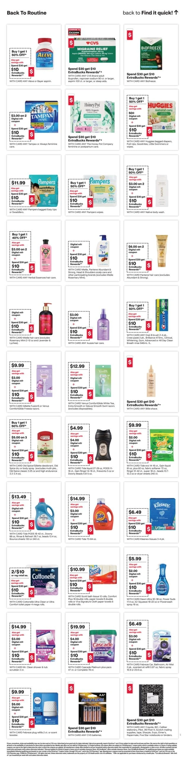 CVS Pharmacy flyer page 20
