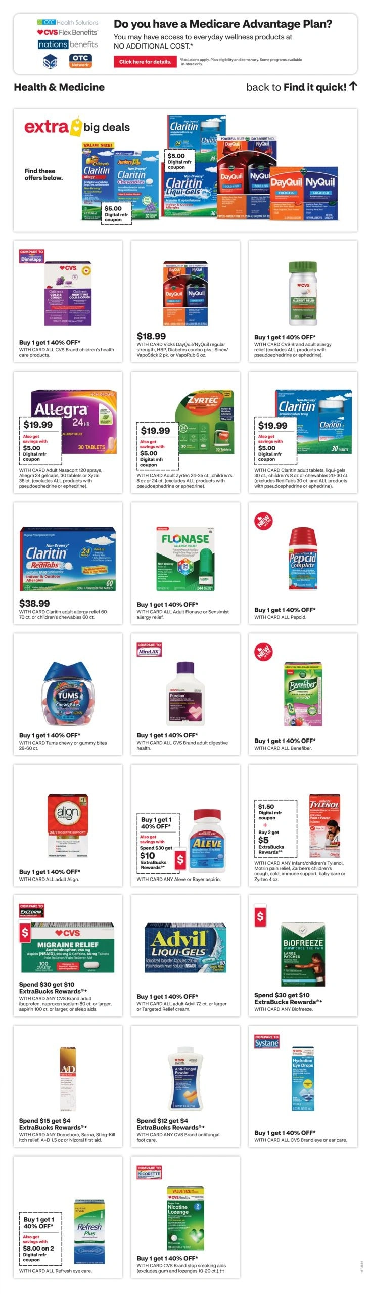 CVS Pharmacy flyer page 7
