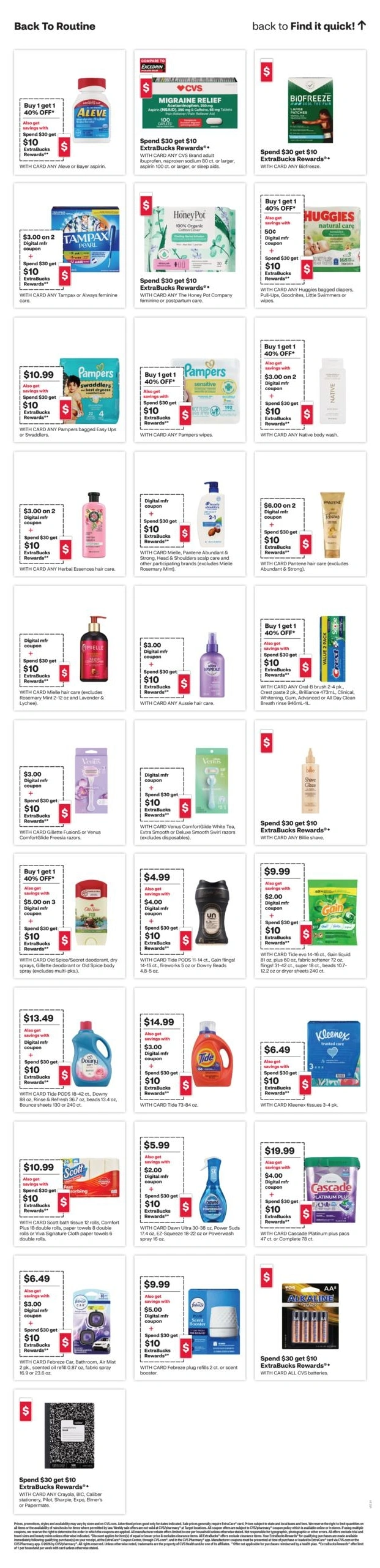 CVS Pharmacy flyer page 20