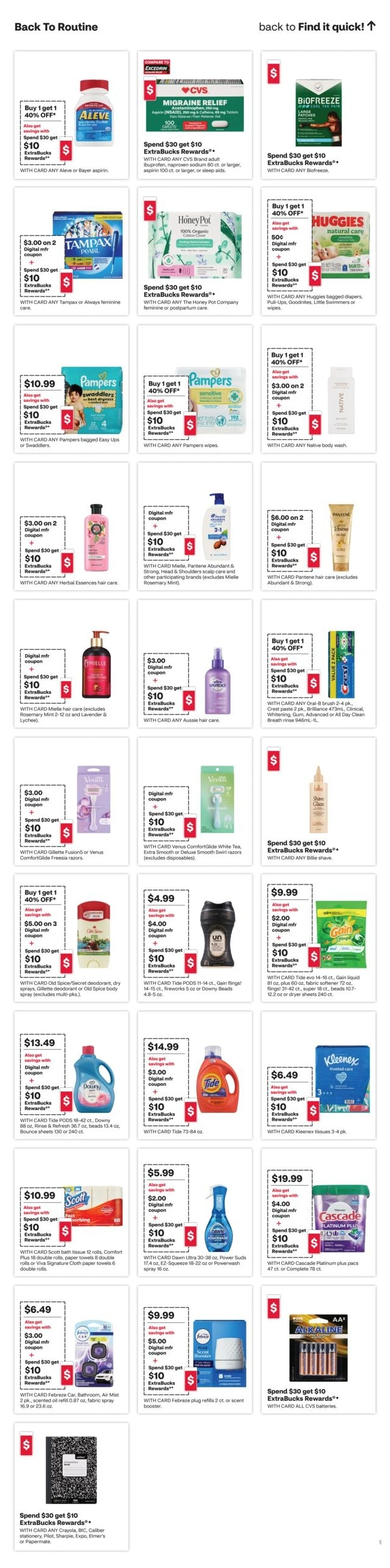 CVS Pharmacy flyer page 20
