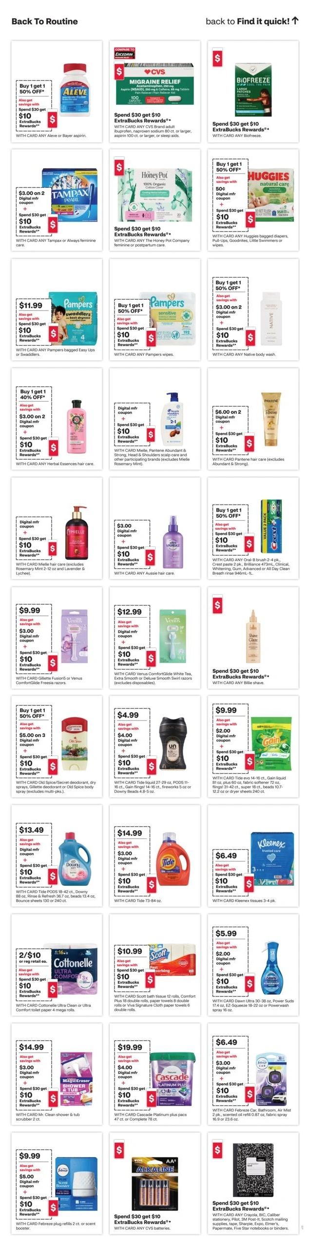 CVS Pharmacy flyer page 20