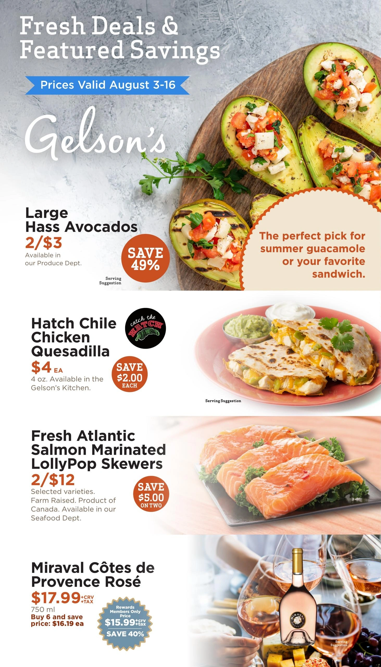 Gelson's Market flyer page 1