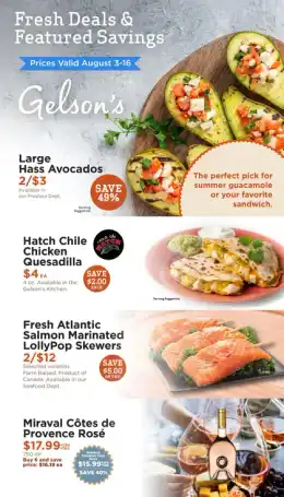 Gelson's Market Flyer
