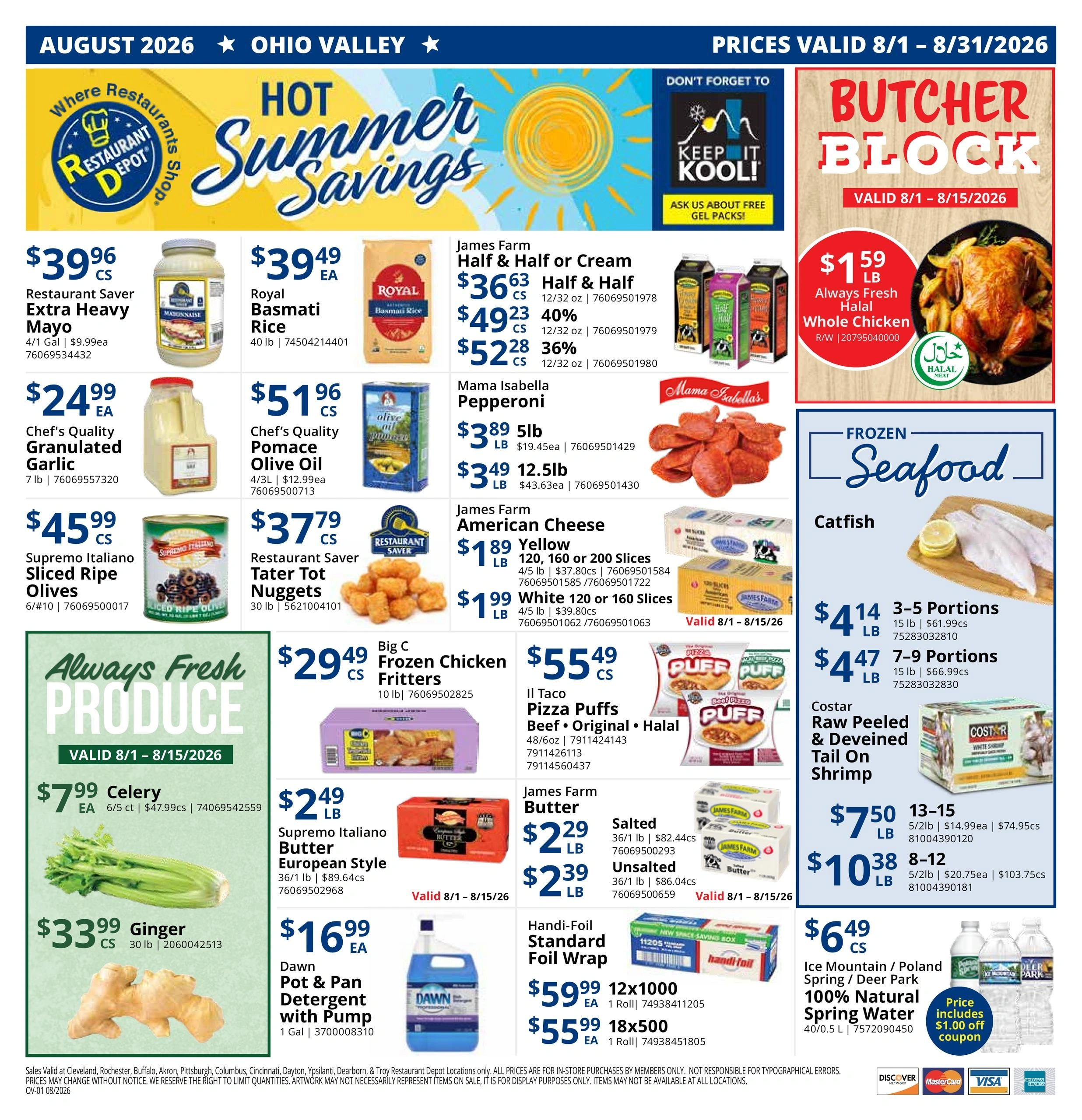 Restaurant Depot flyer page 1