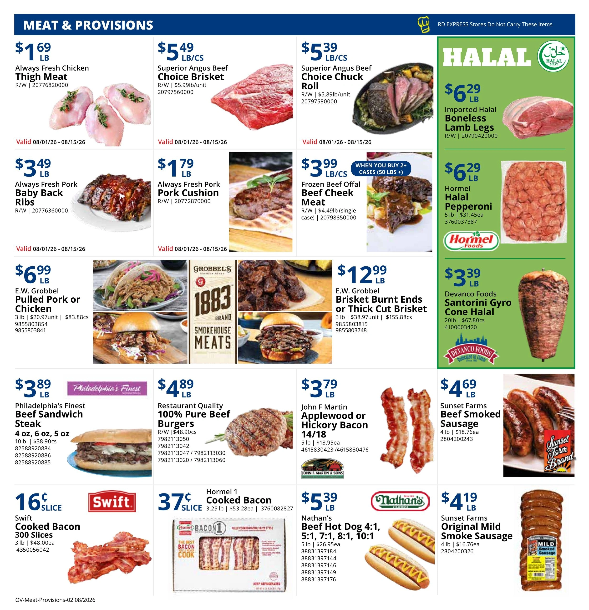 Restaurant Depot flyer page 2