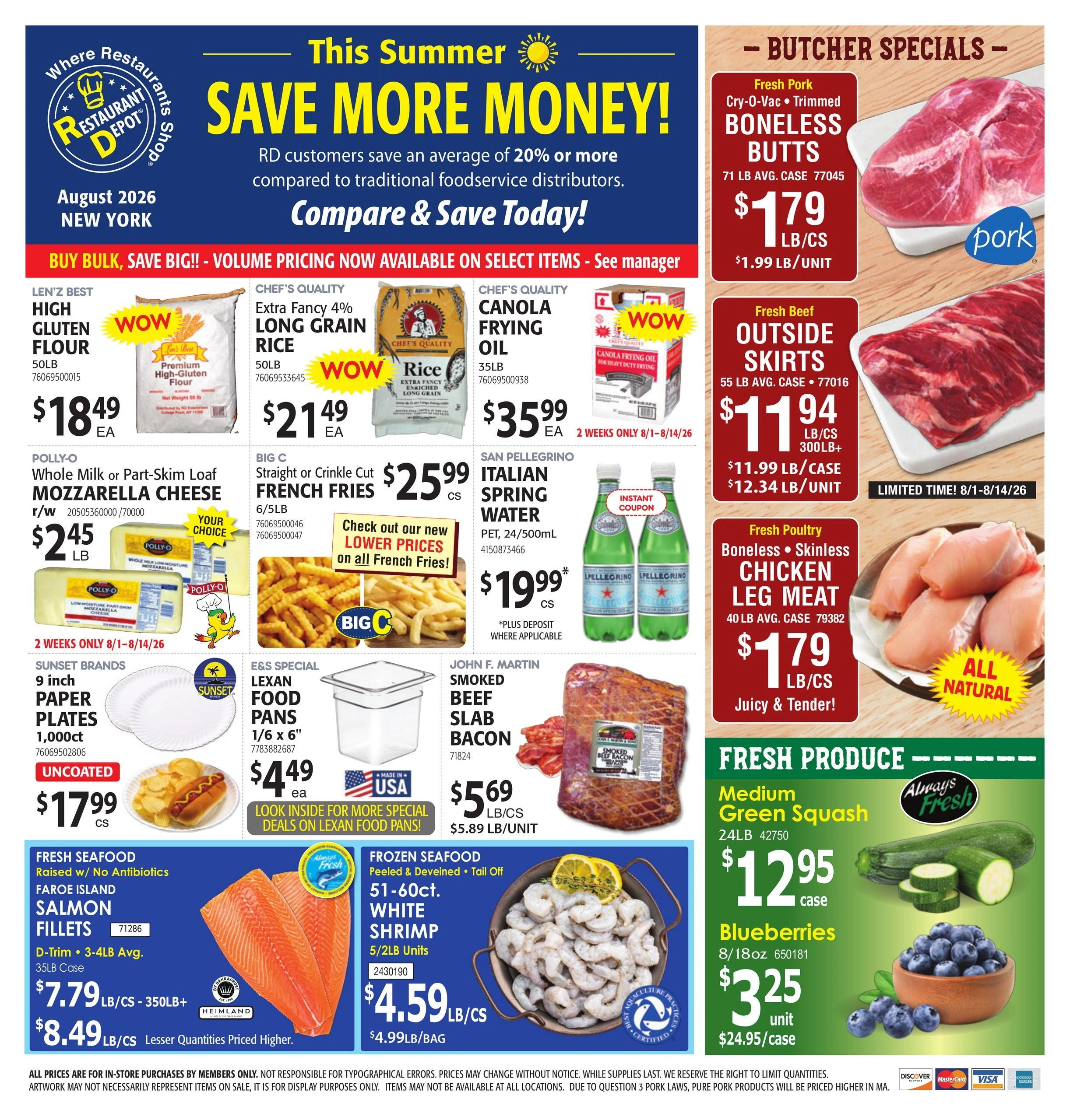 Restaurant Depot flyer page 1