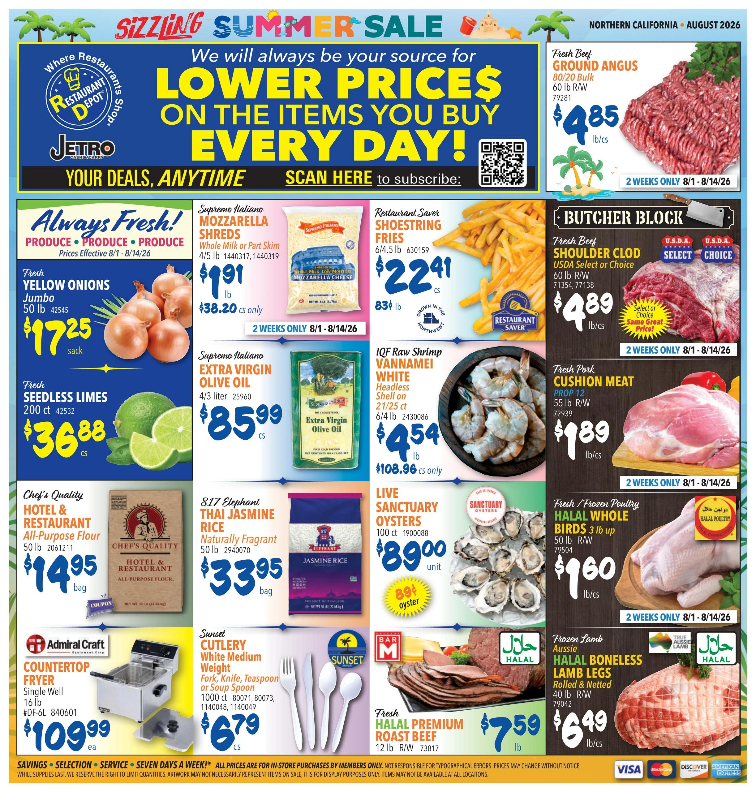 Restaurant Depot flyer page 1