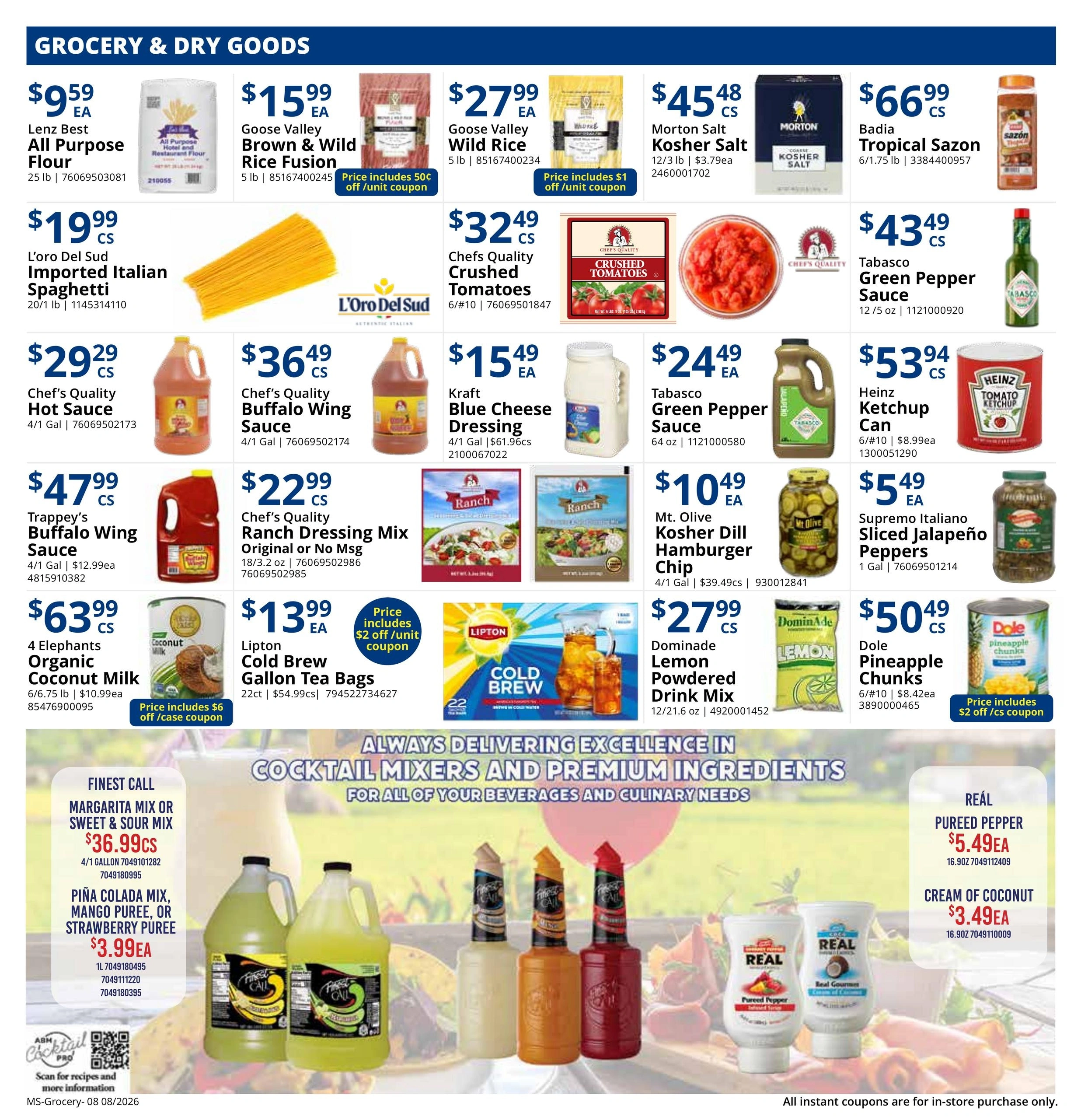 Restaurant Depot flyer page 8