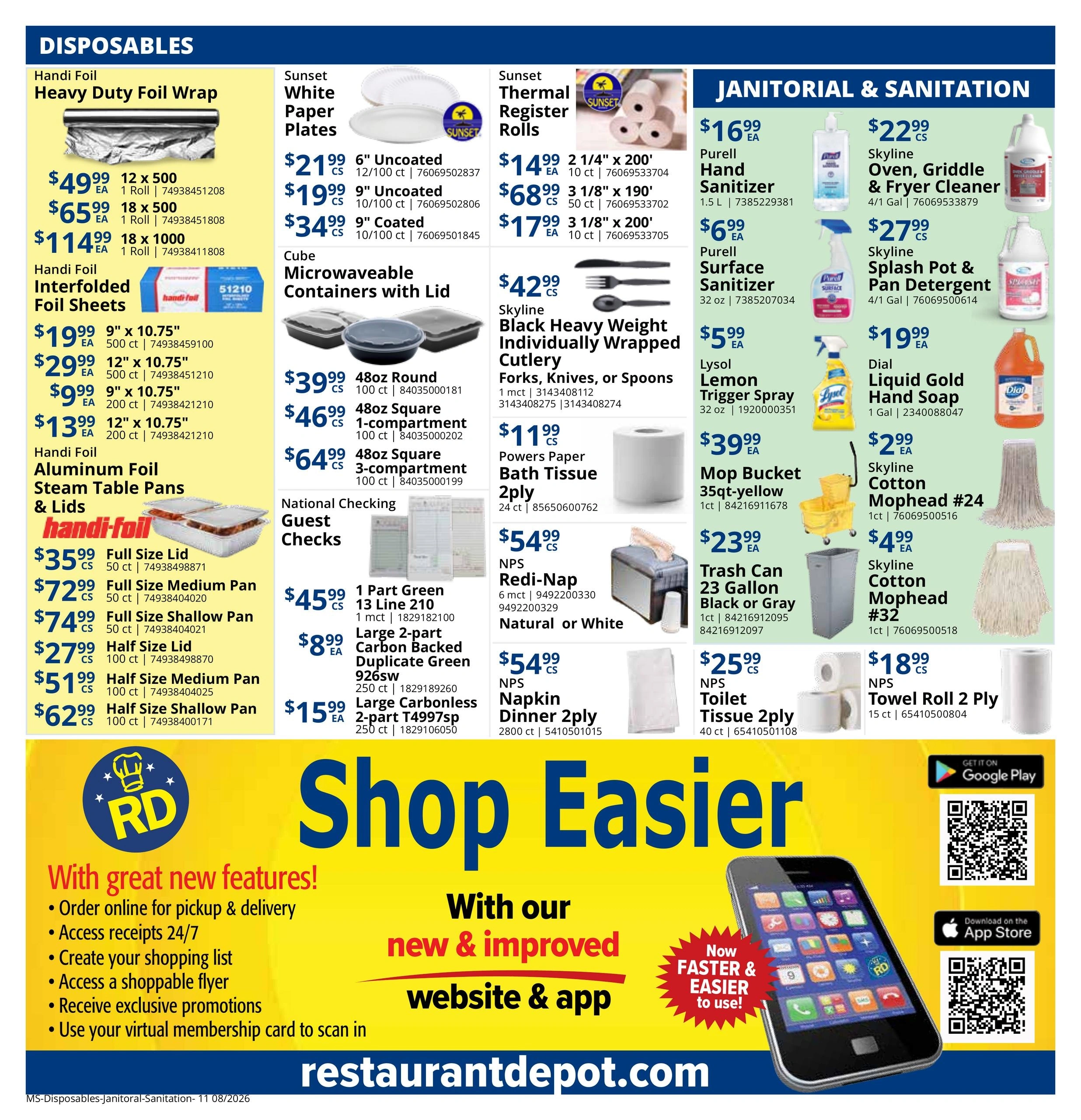 Restaurant Depot flyer page 11