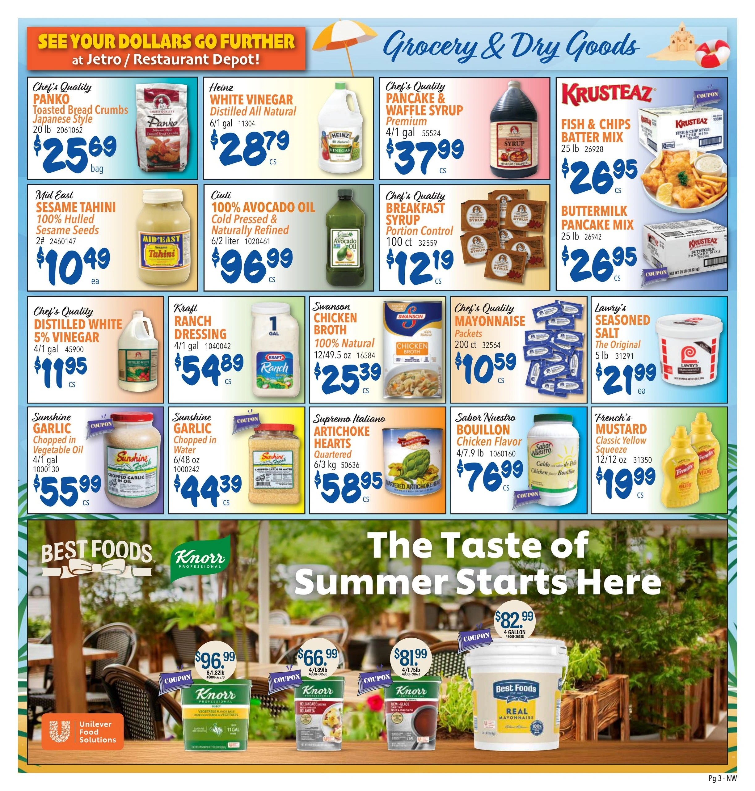 Restaurant Depot flyer page 3