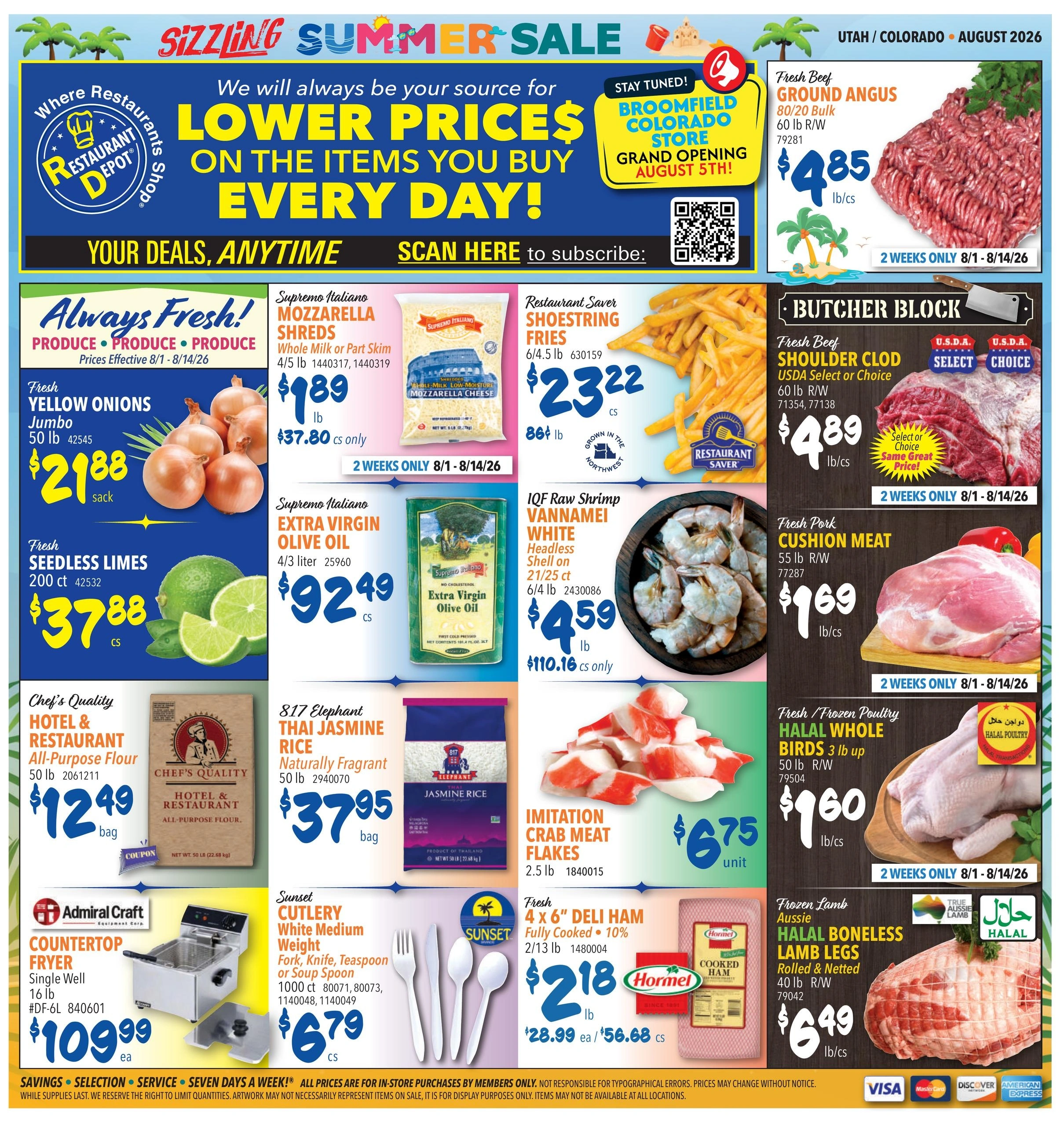 Restaurant Depot flyer page 1