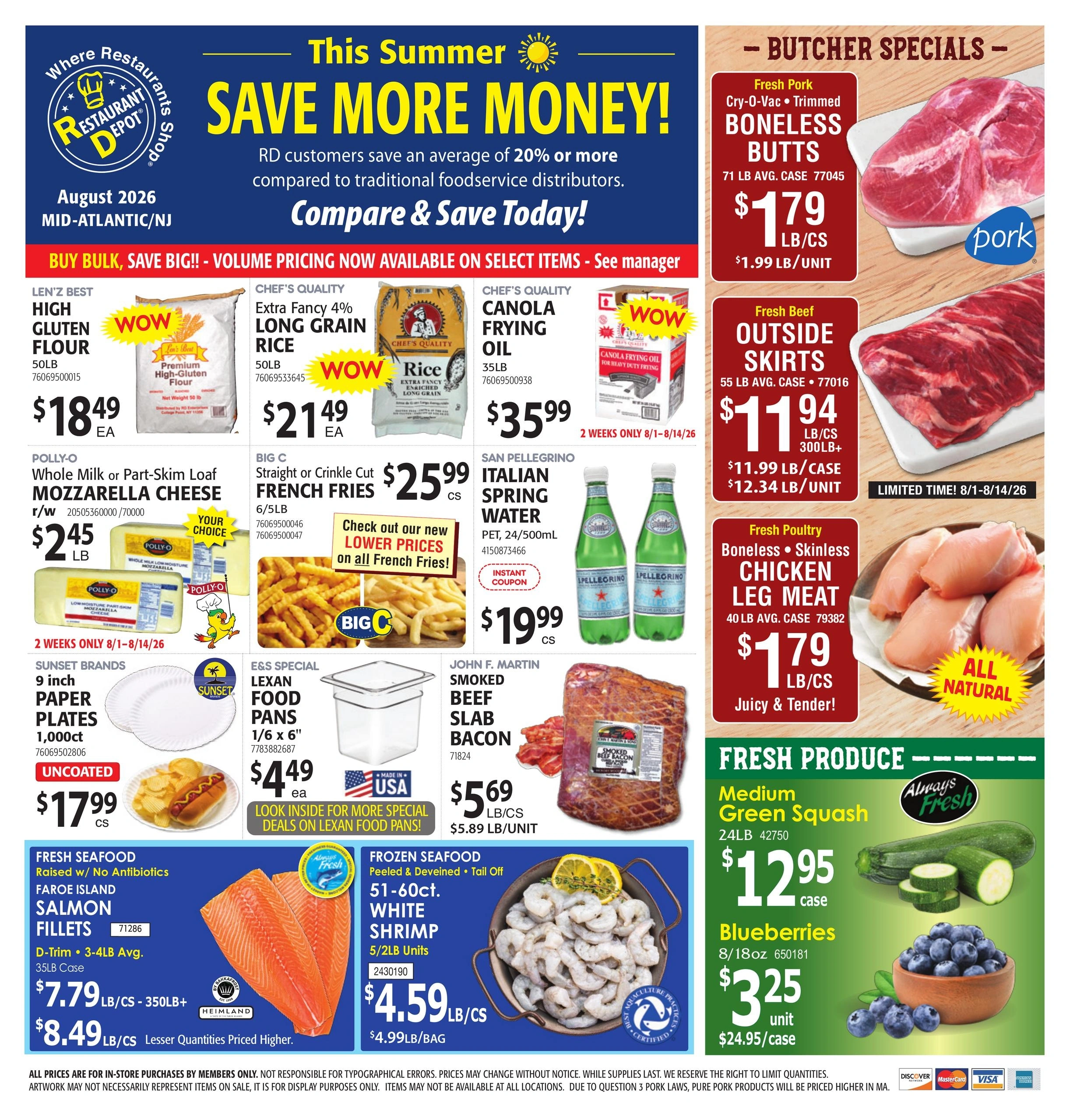 Restaurant Depot flyer page 1