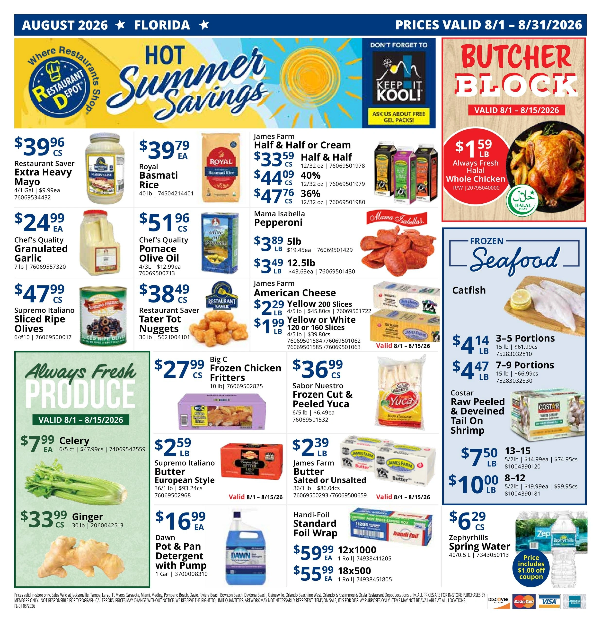 Restaurant Depot flyer page 1