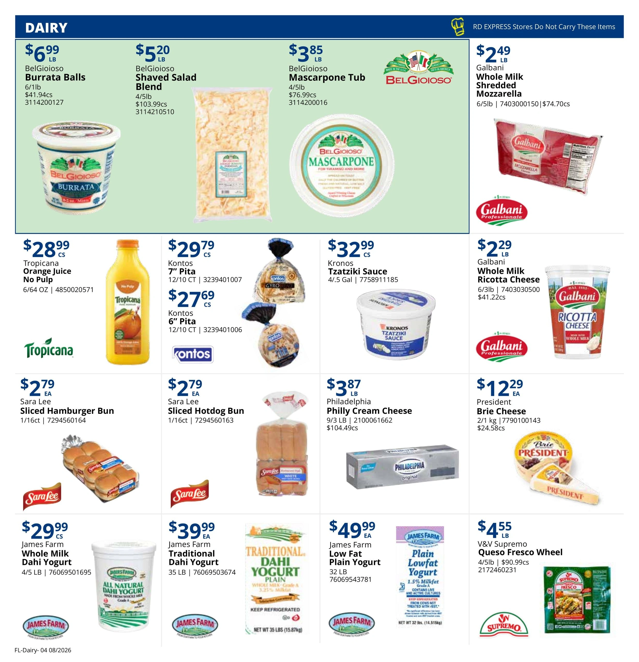 Restaurant Depot flyer page 4