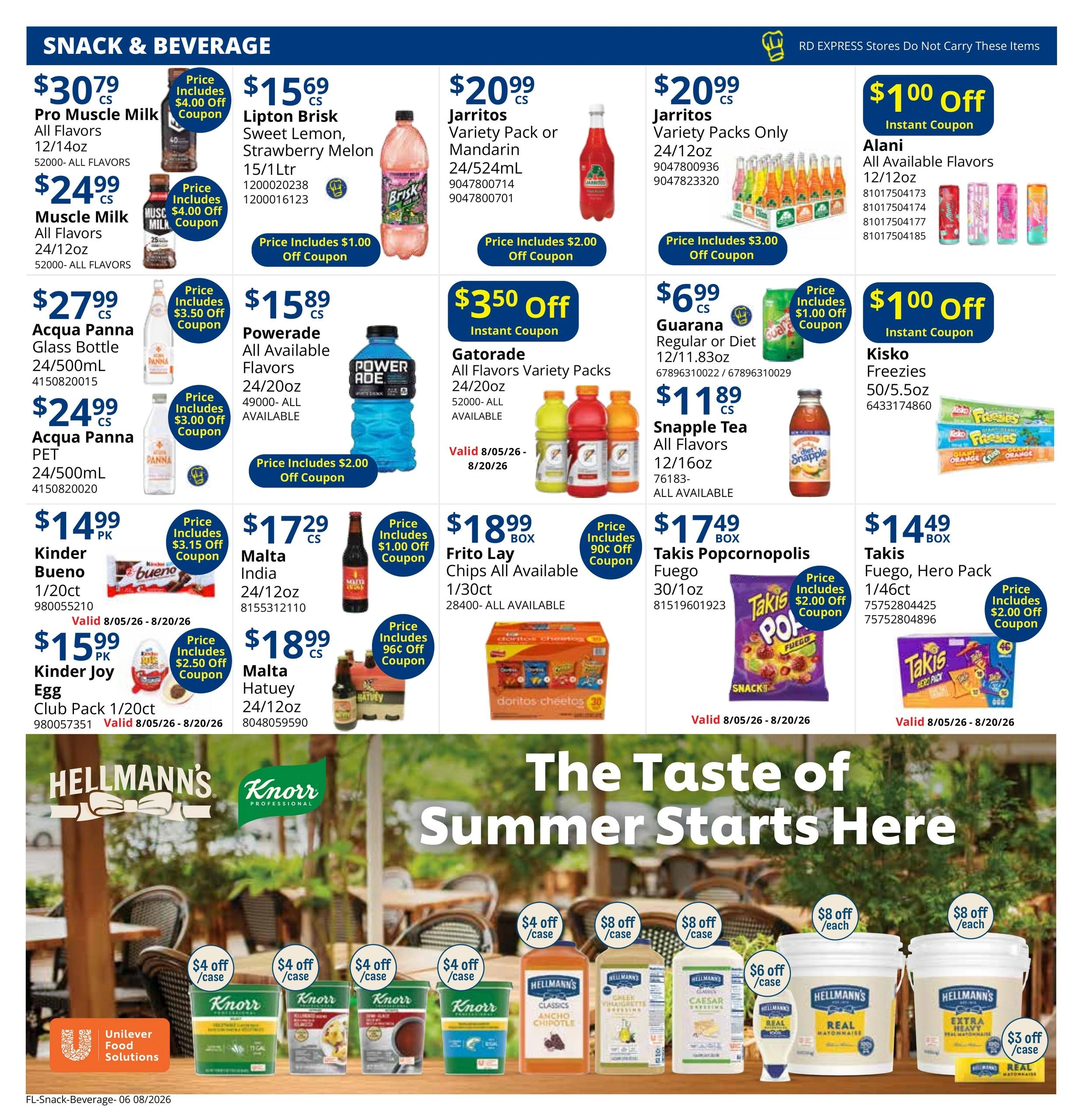 Restaurant Depot flyer page 6