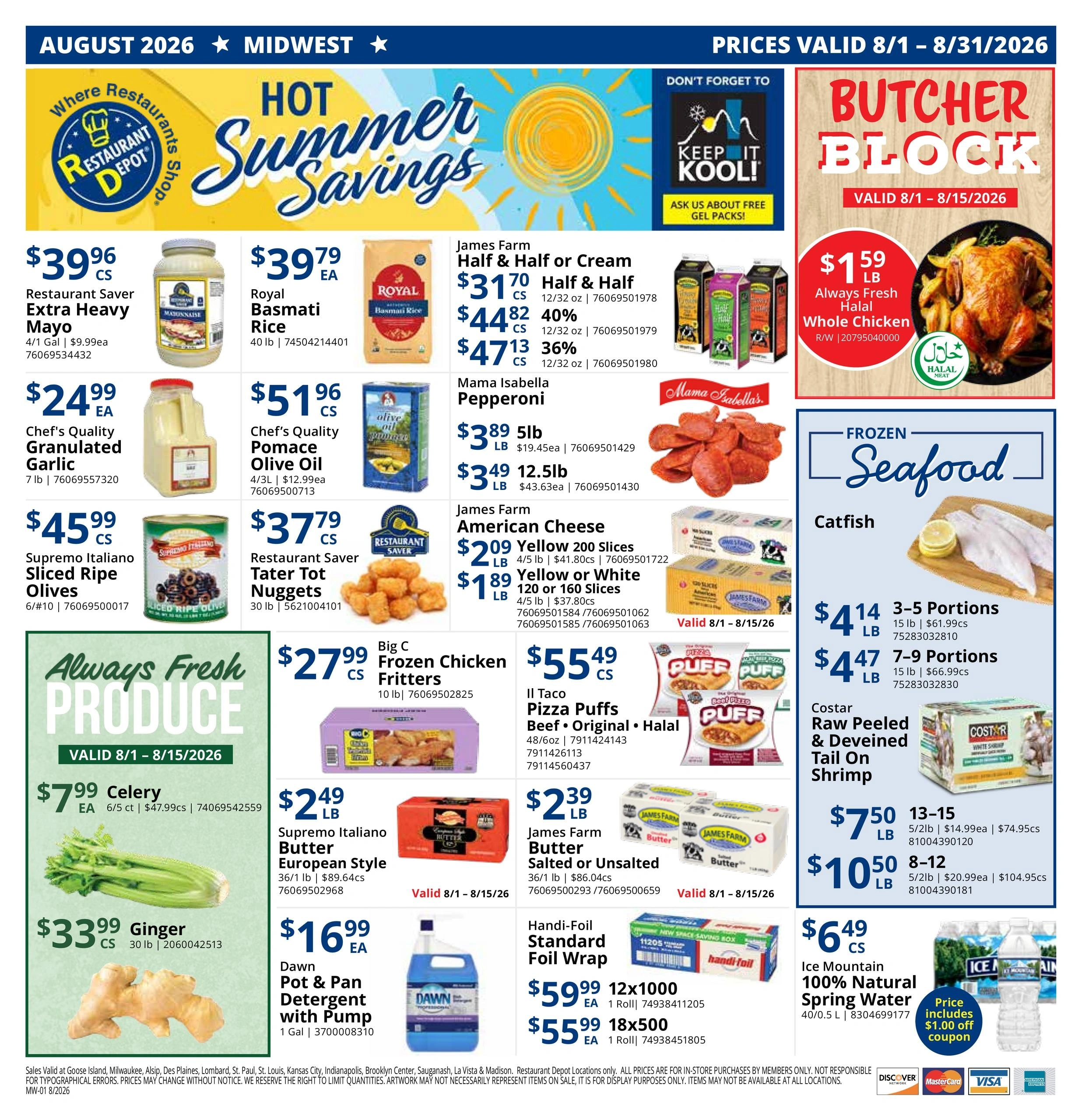 Restaurant Depot flyer page 1