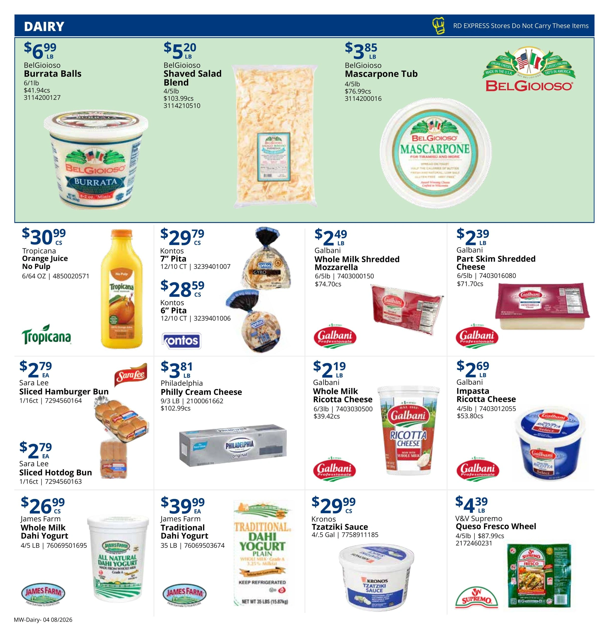 Restaurant Depot flyer page 4
