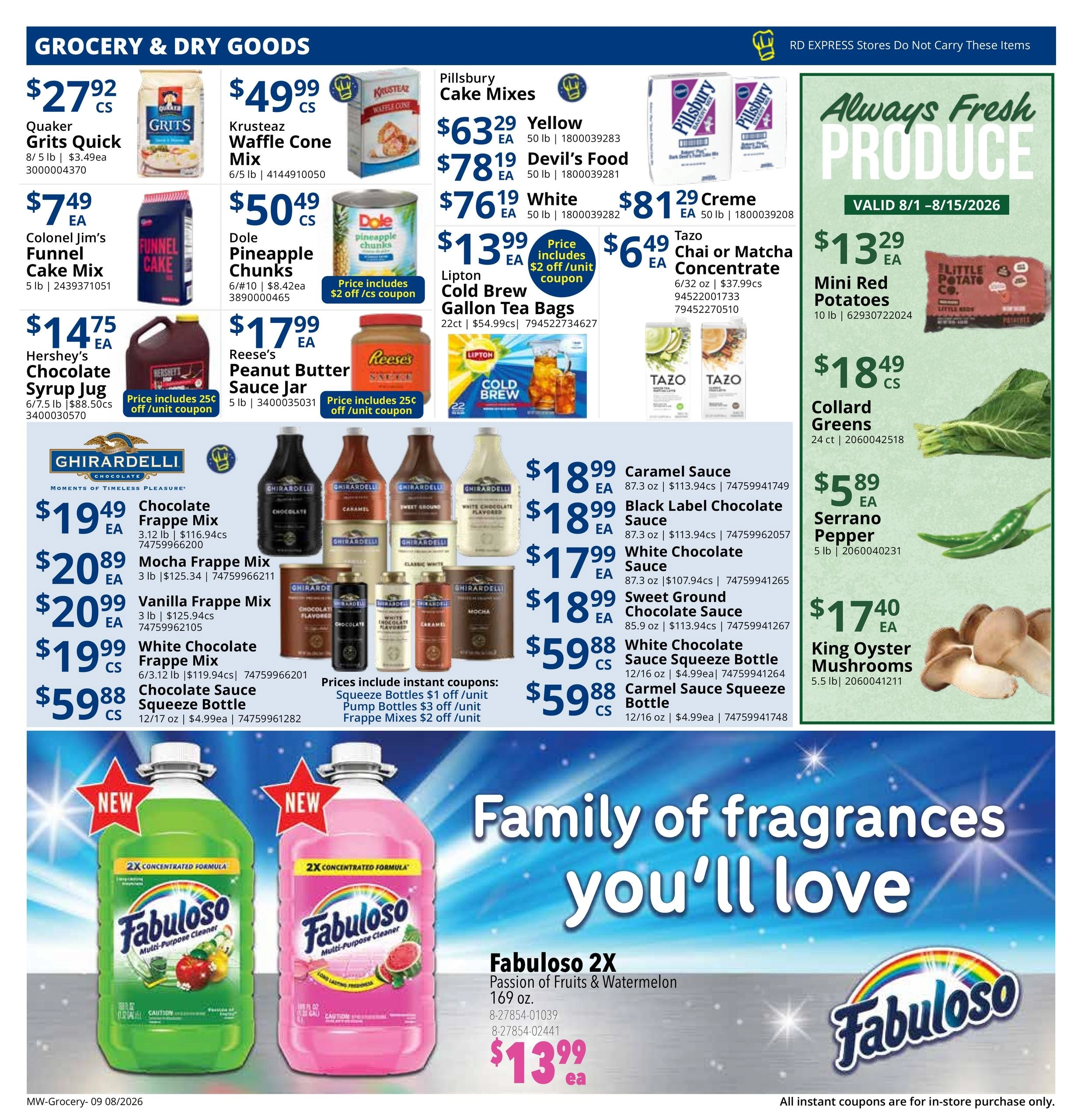 Restaurant Depot flyer page 9