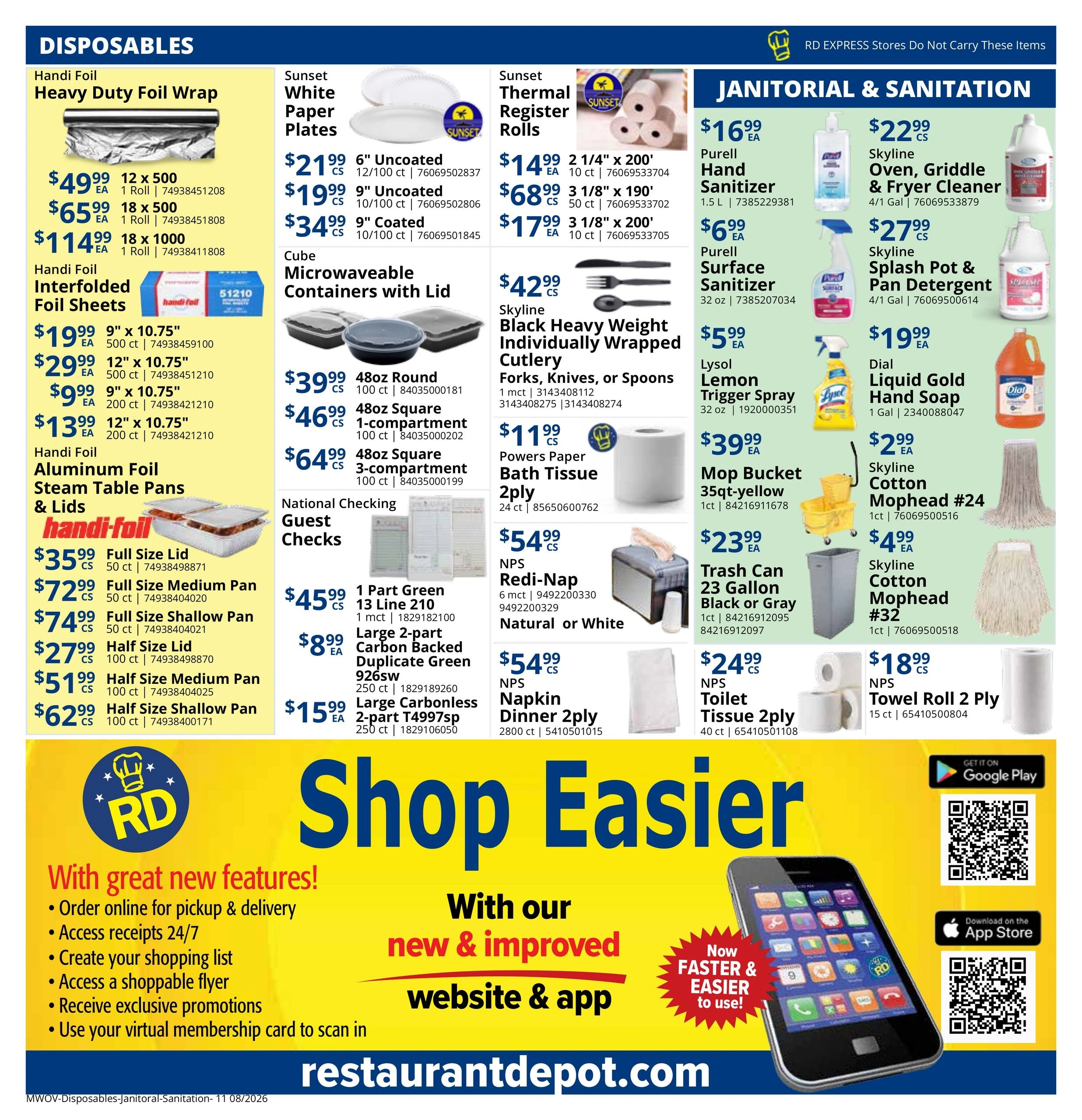 Restaurant Depot flyer page 11