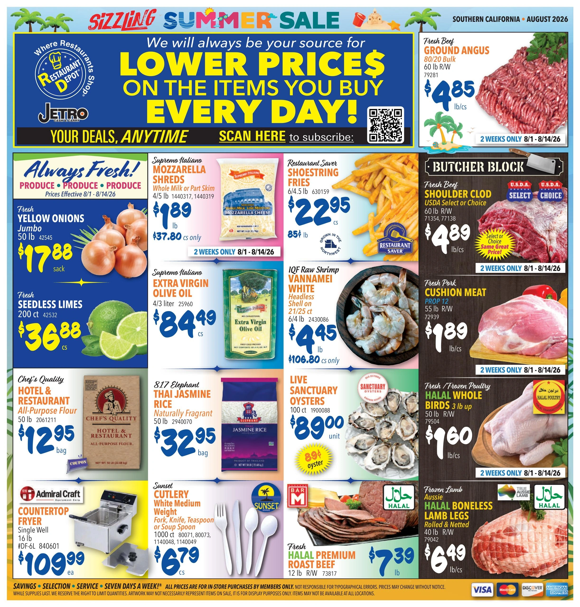 Restaurant Depot flyer page 1