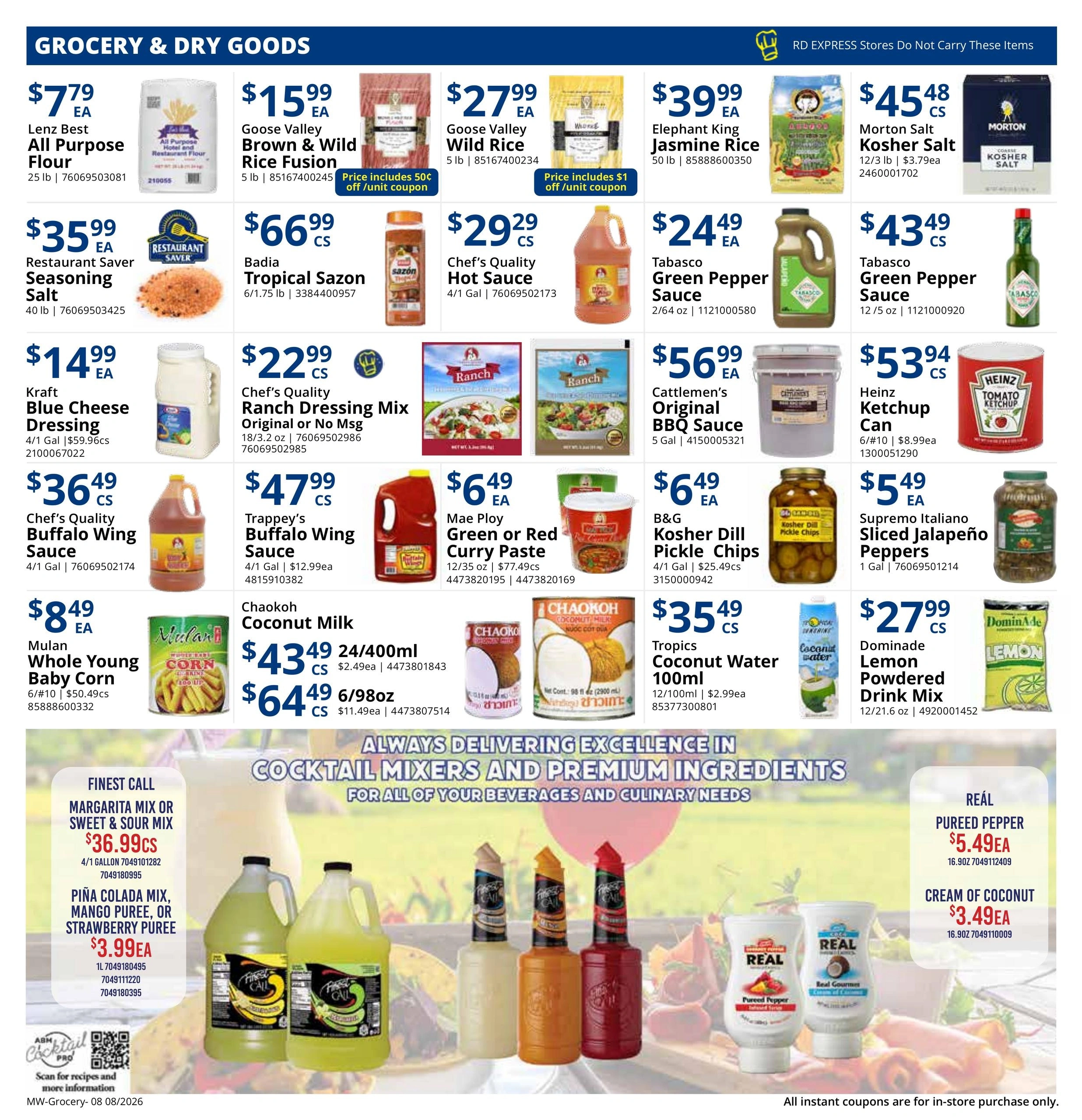 Restaurant Depot flyer page 8