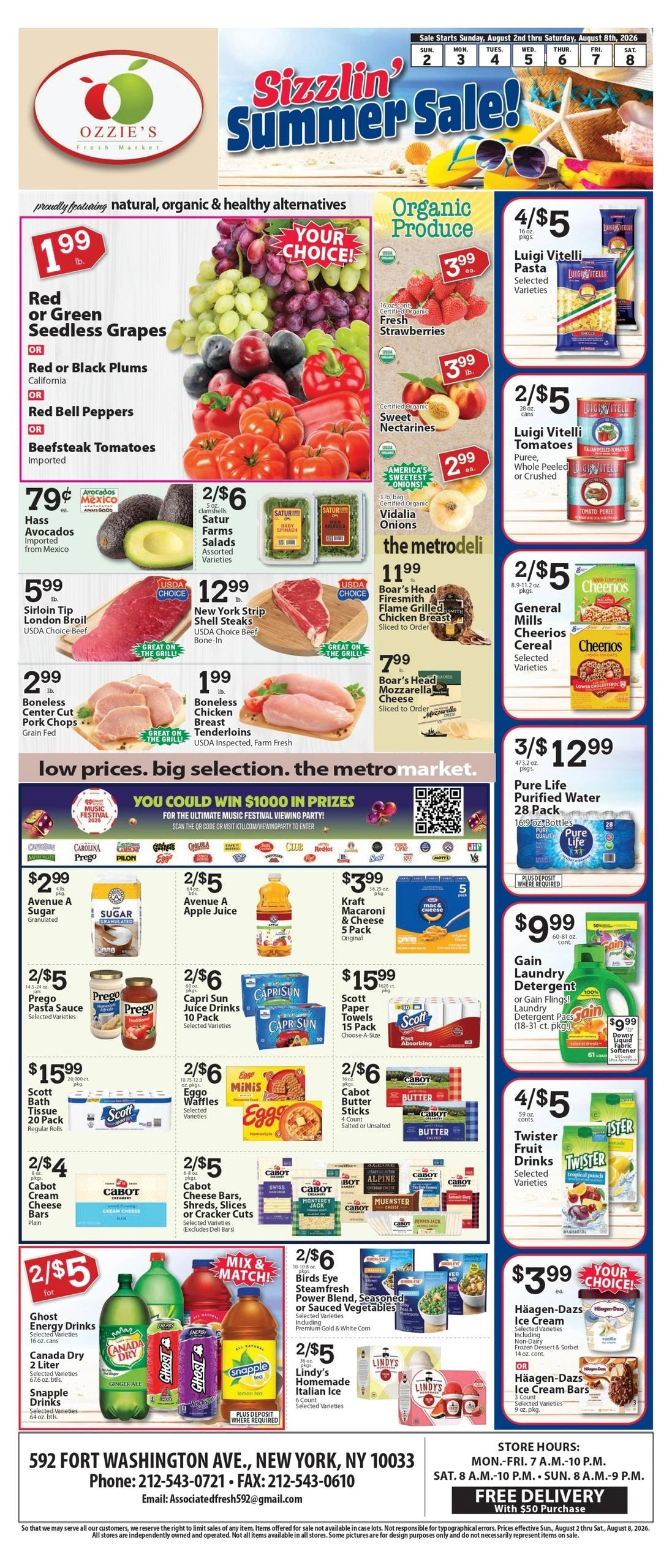 Associated Supermarkets flyer page 1