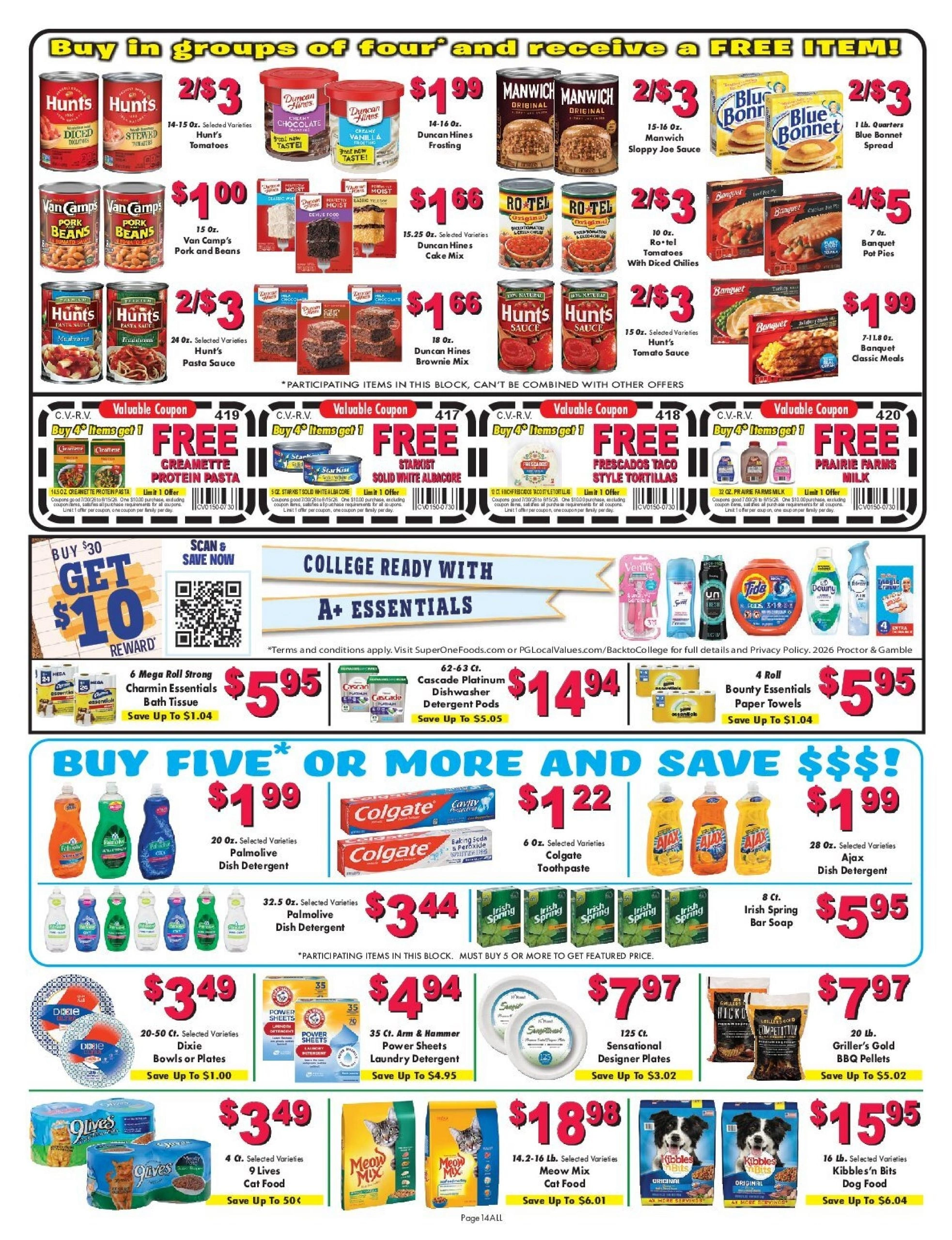 Super One Foods flyer page 14