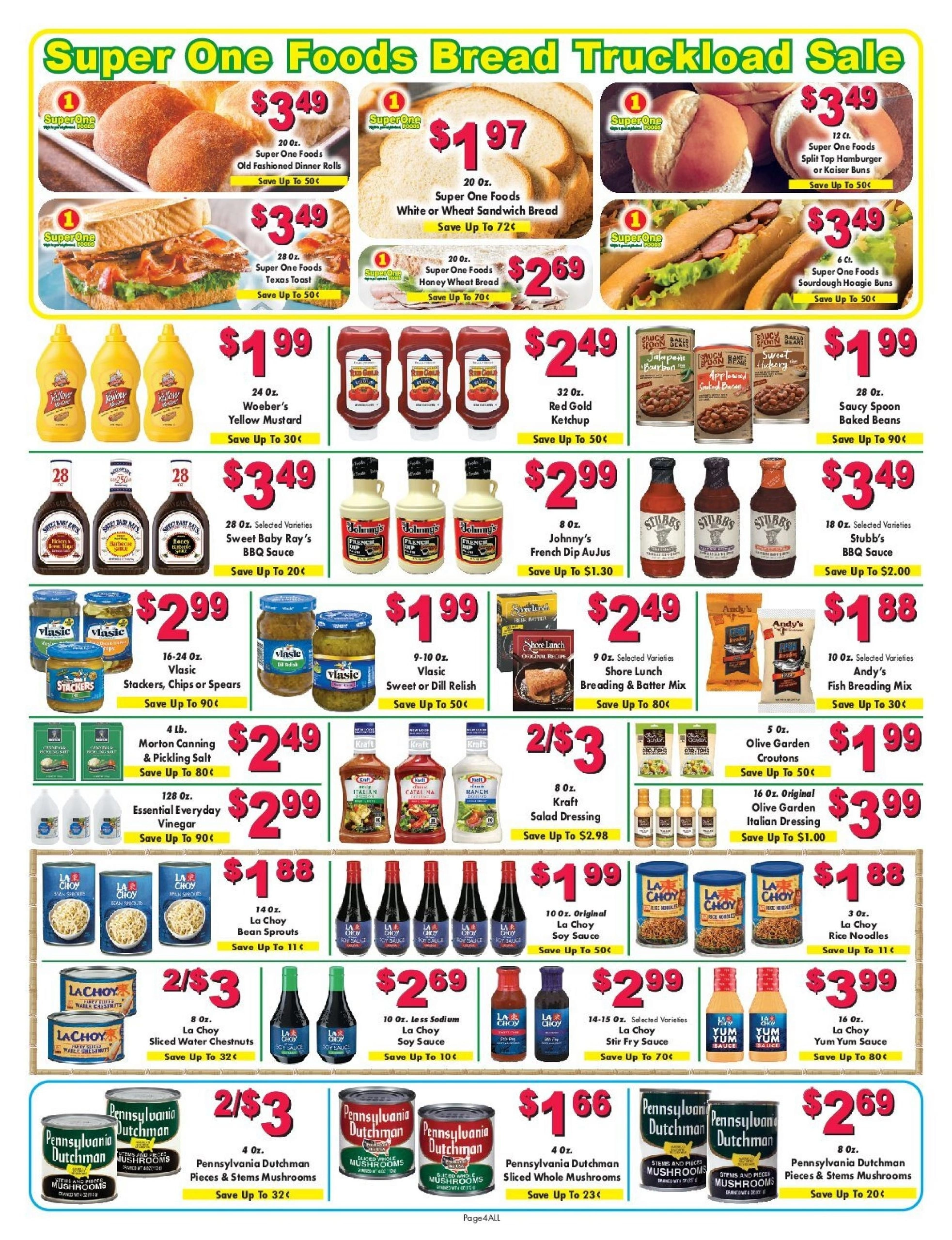 Super One Foods flyer page 4