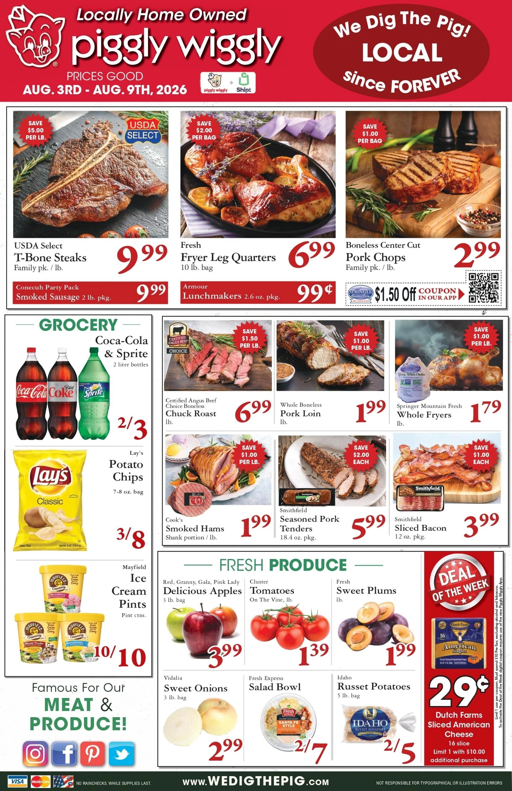 Piggly Wiggly flyer page 1
