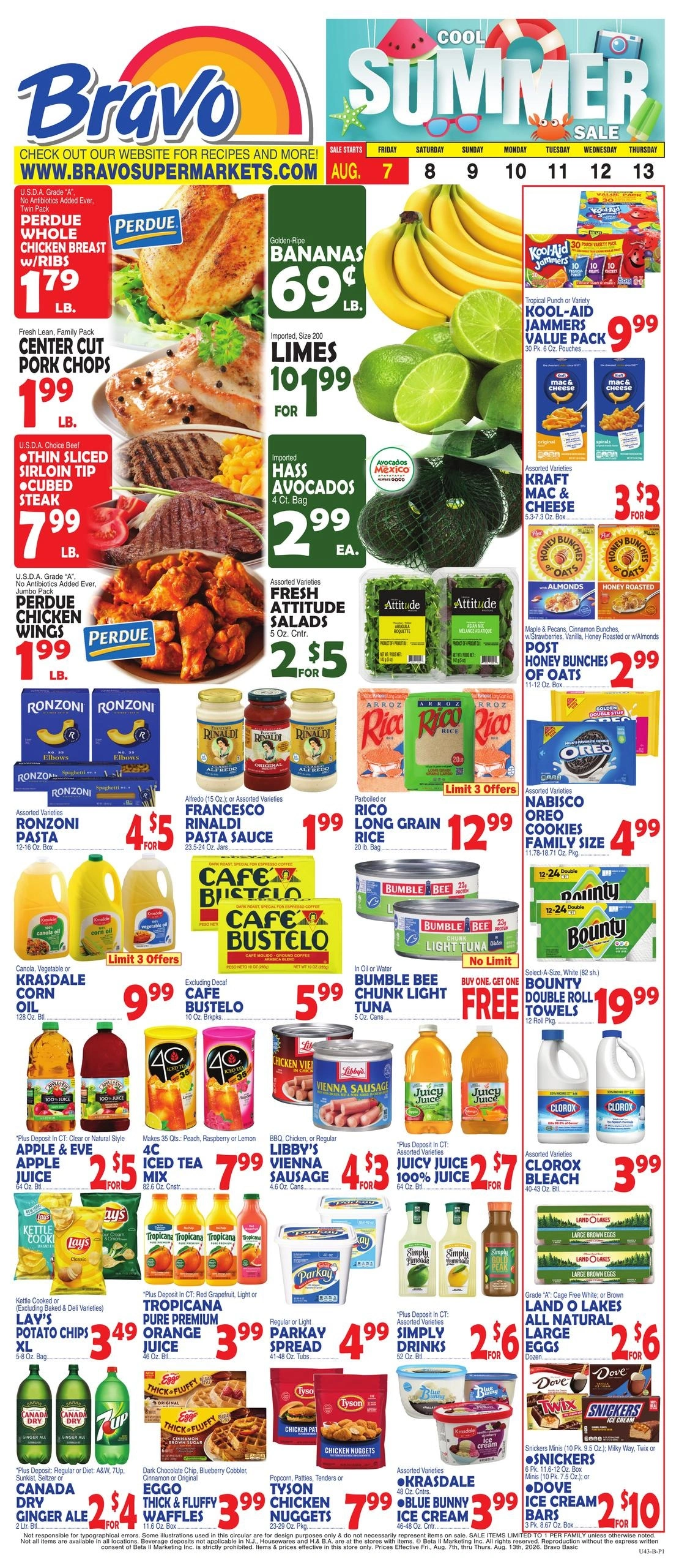 Bravo Supermarket flyer page 1