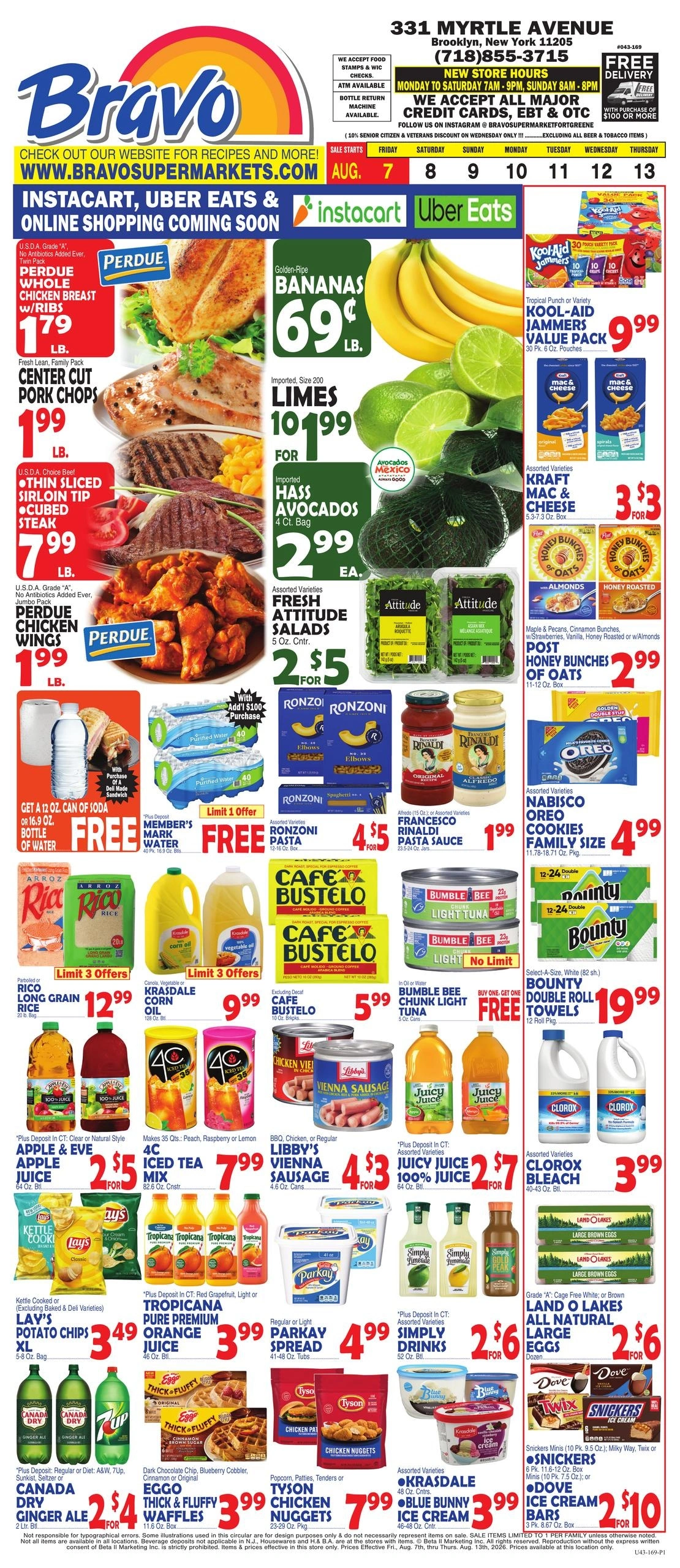 Bravo Supermarket flyer page 1