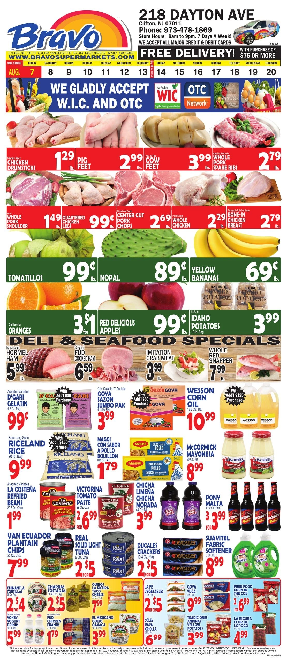 Bravo Supermarket flyer page 1