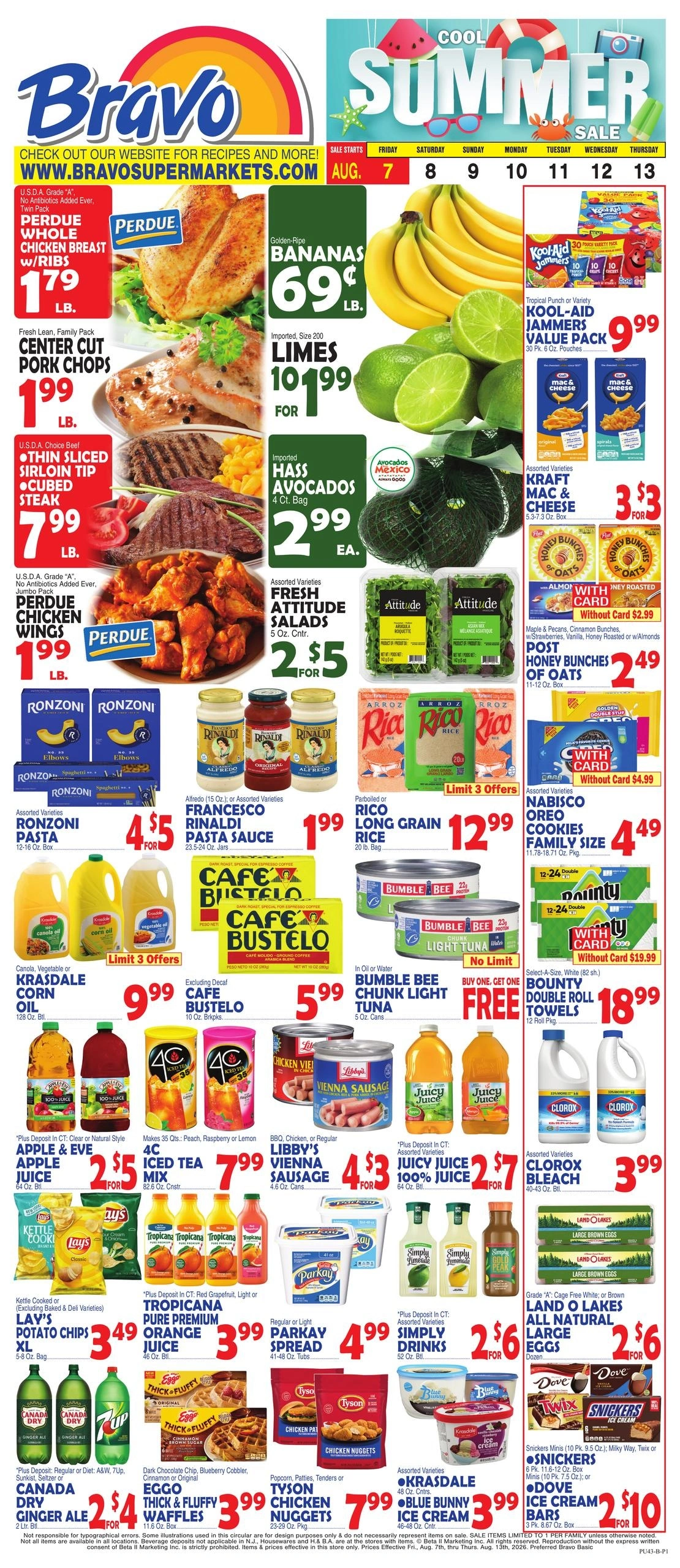 Bravo Supermarket flyer page 1