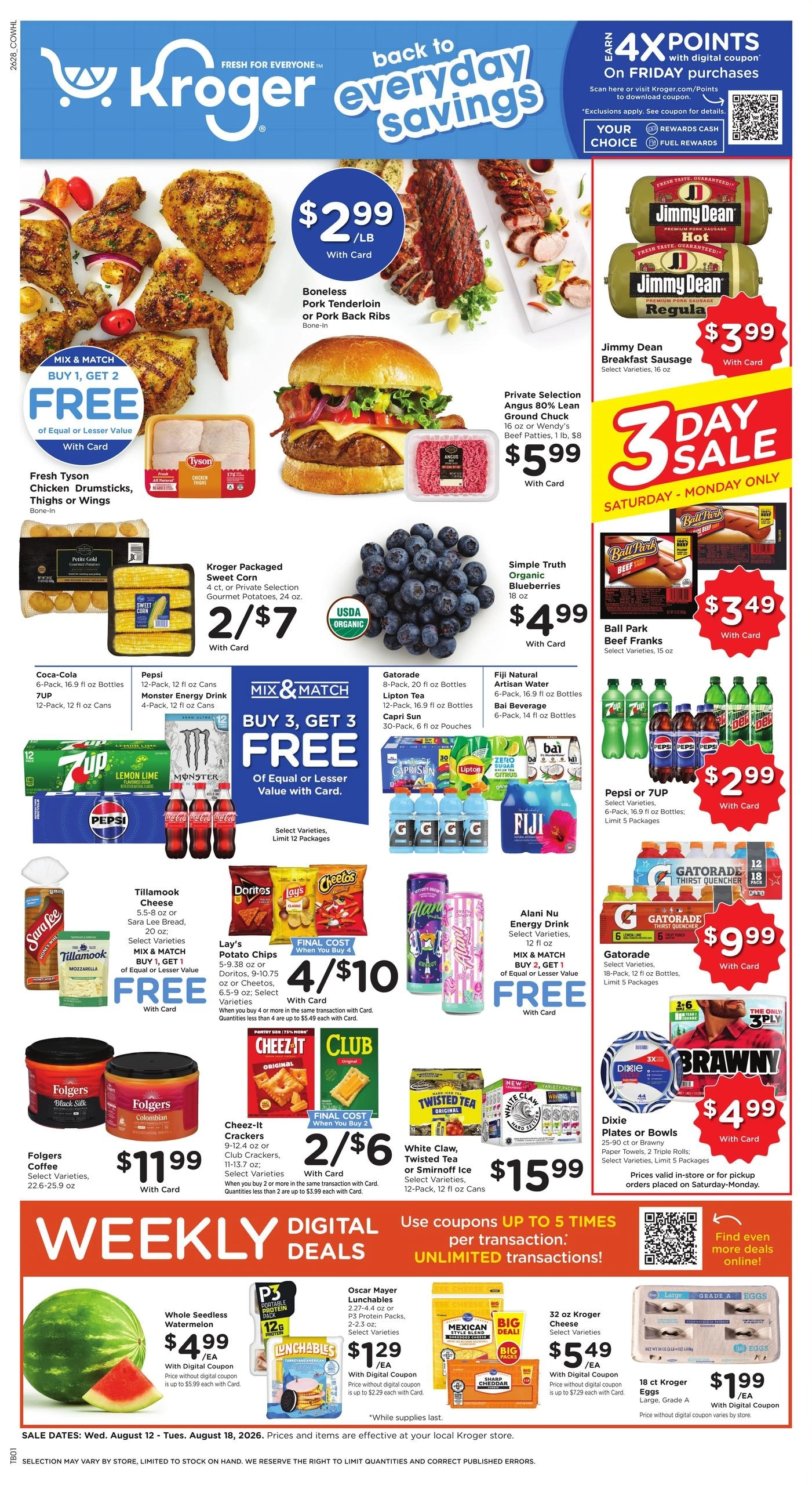 Kroger flyer page 1