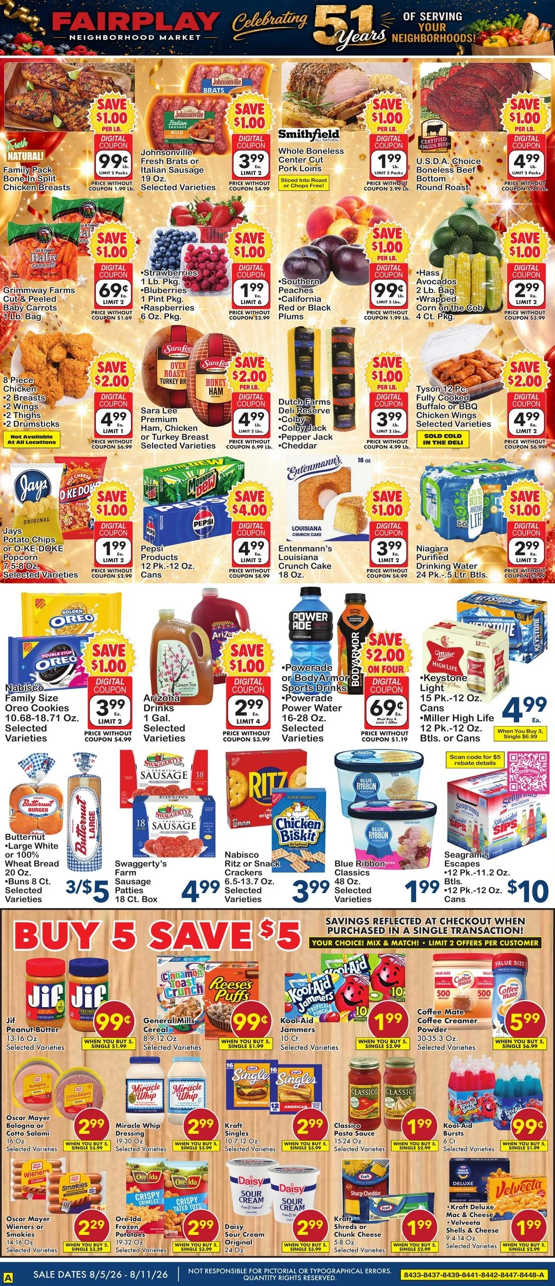 Fairplay Foods flyer page 1