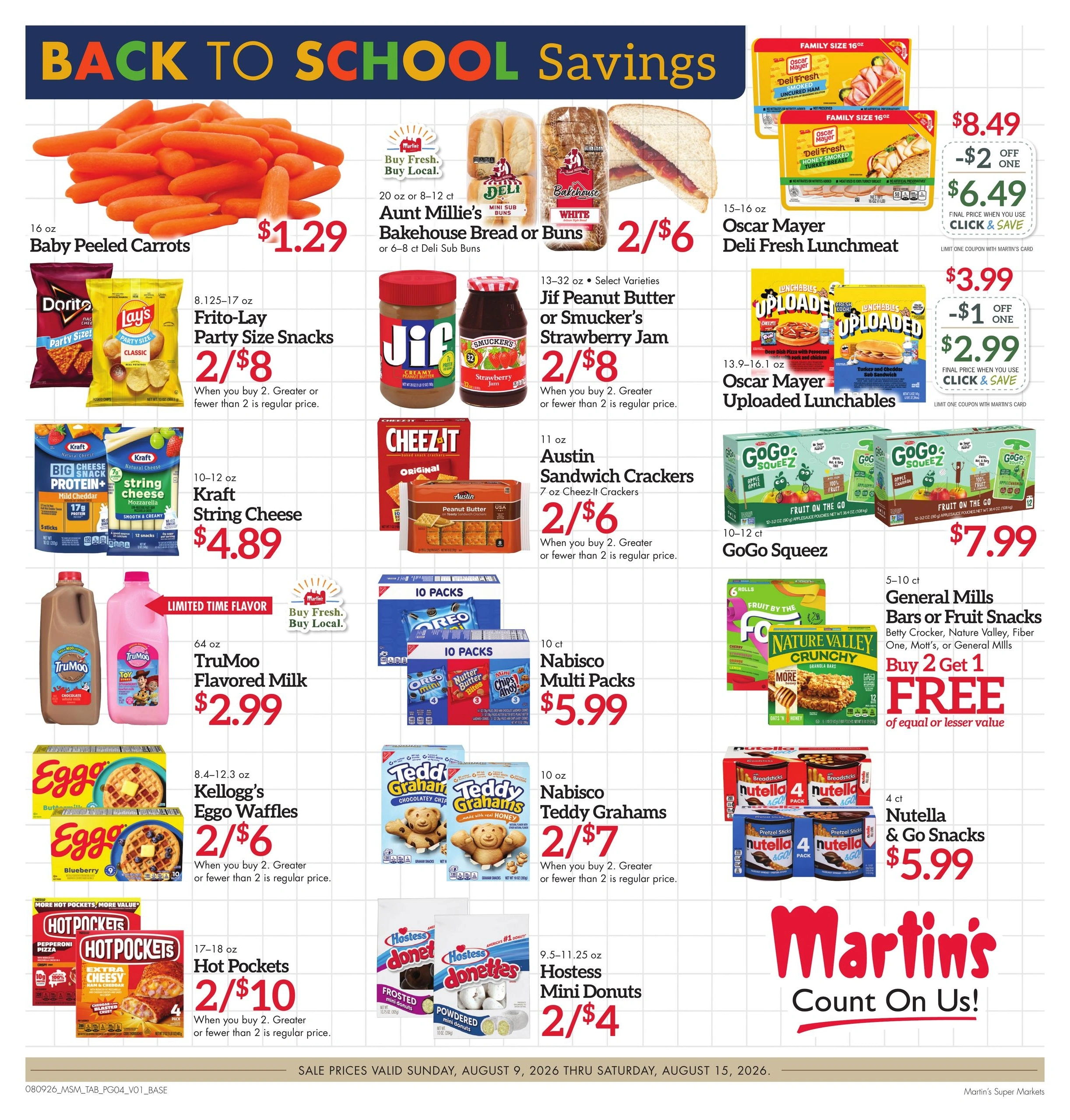 Martin's Super Markets flyer page 4