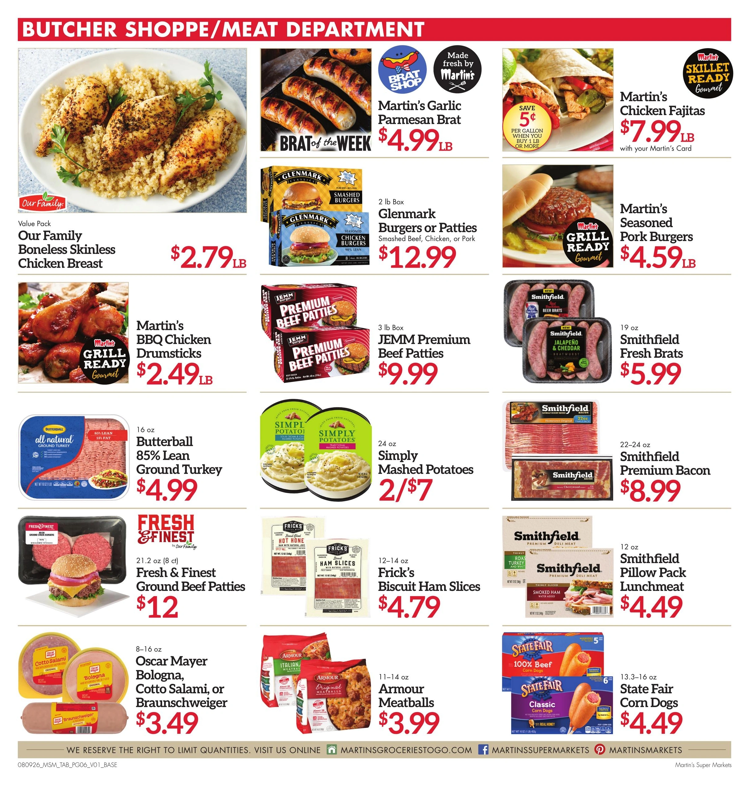 Martin's Super Markets flyer page 6