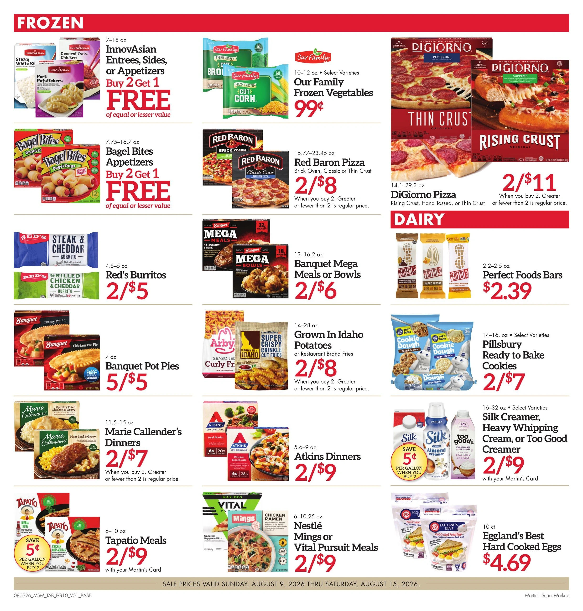 Martin's Super Markets flyer page 10