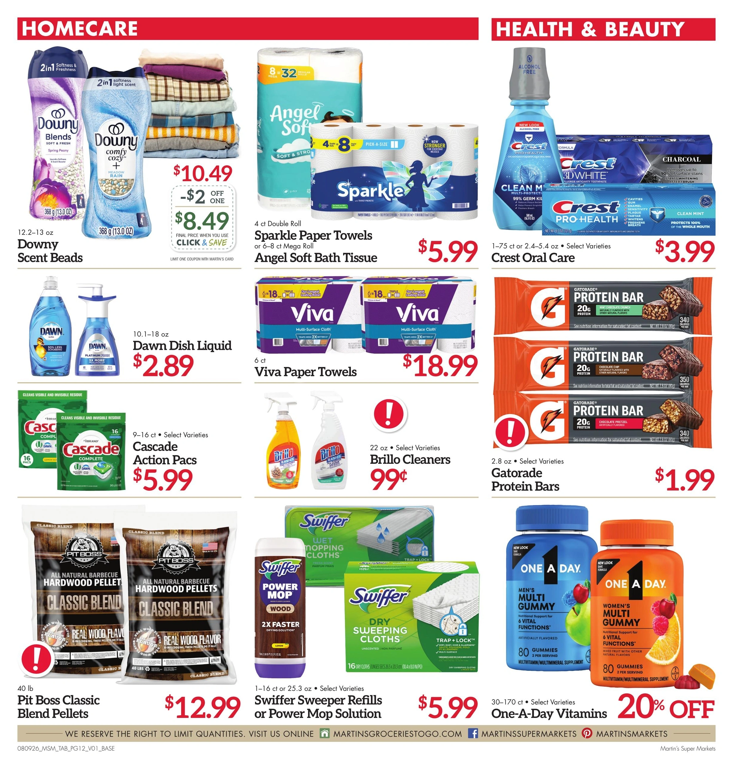 Martin's Super Markets flyer page 12
