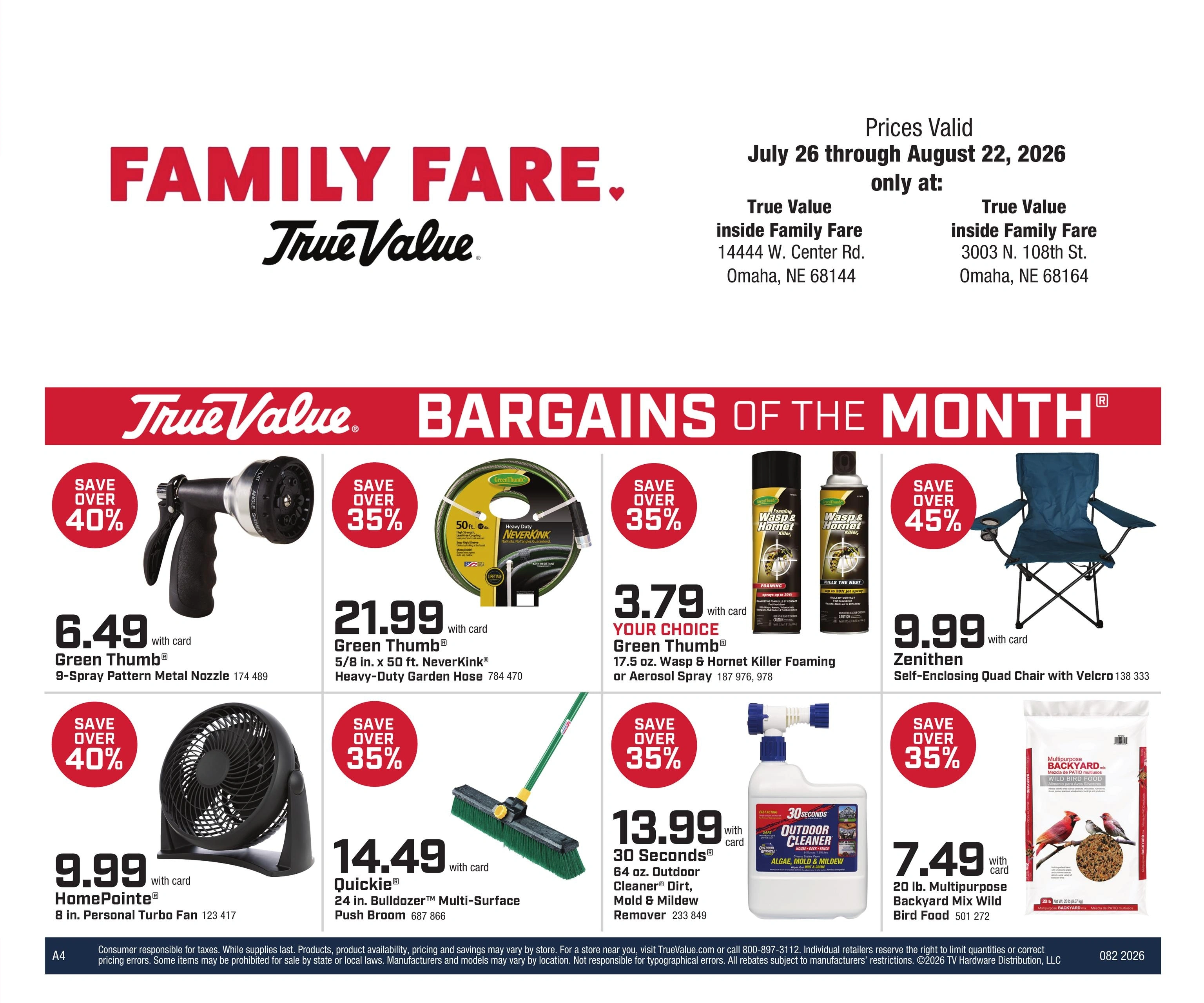 Family Fare flyer page 14
