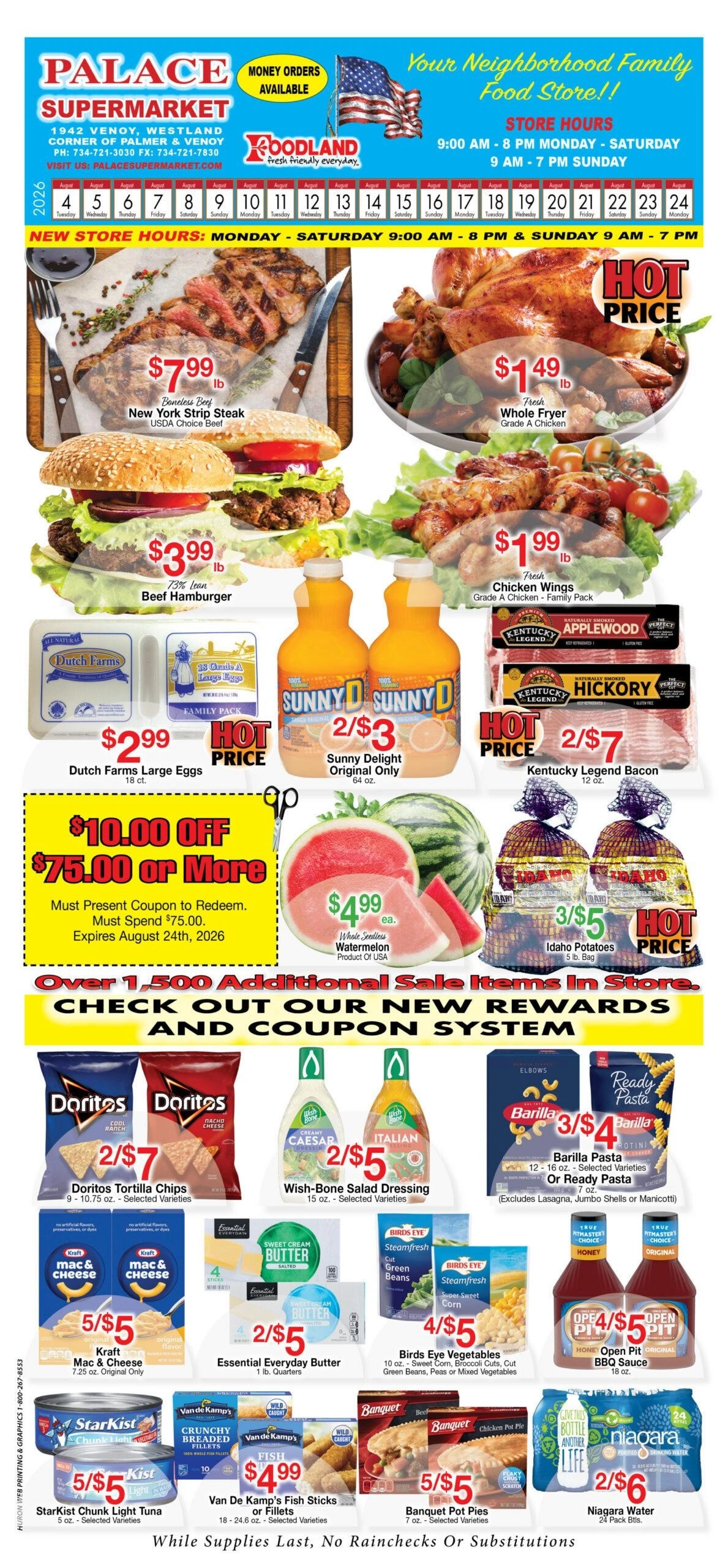 Palace & Foodmax Supermarket flyer page 1